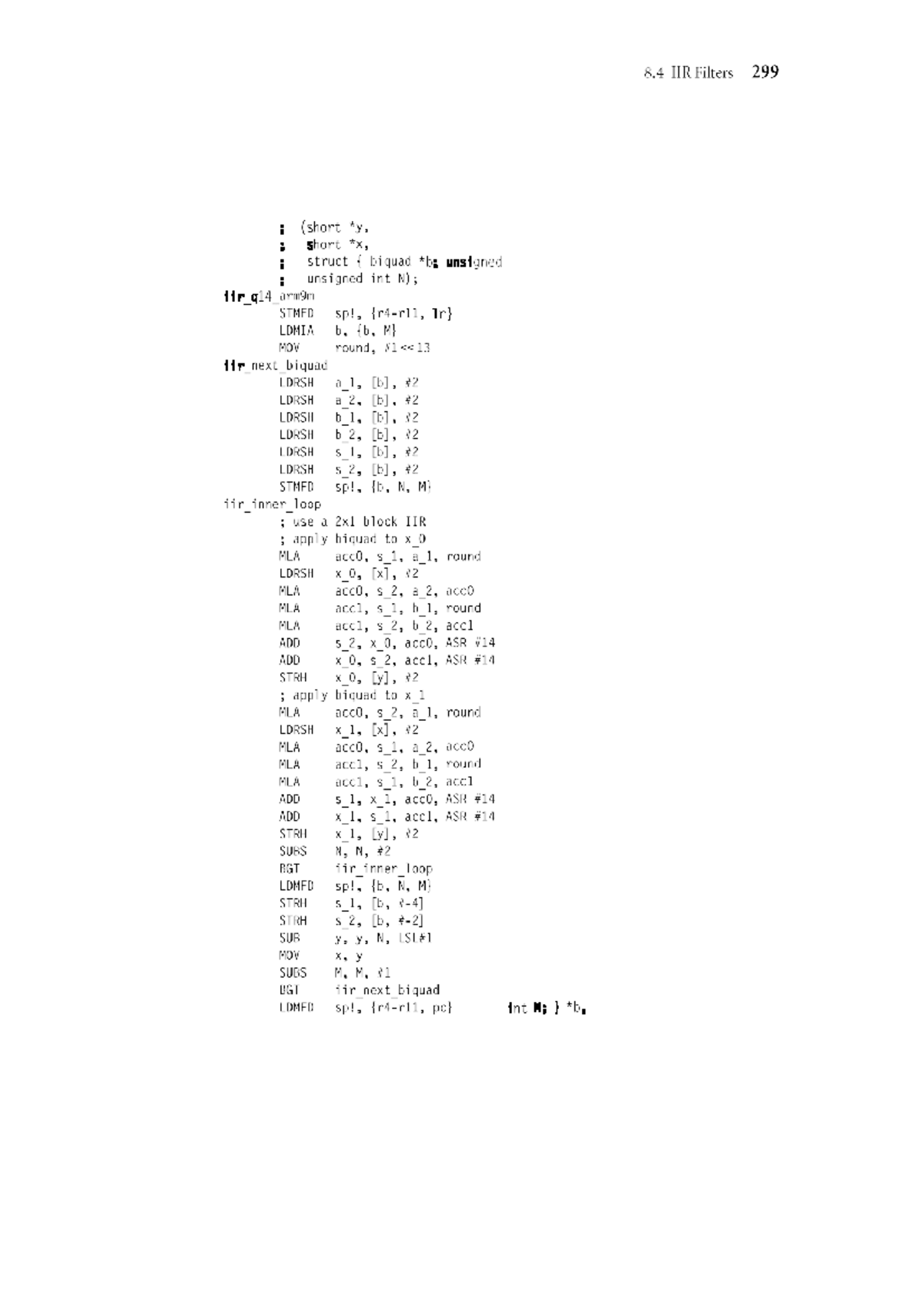 Exp - exception - (short short struct biquad unsigned unsigned int iir ...