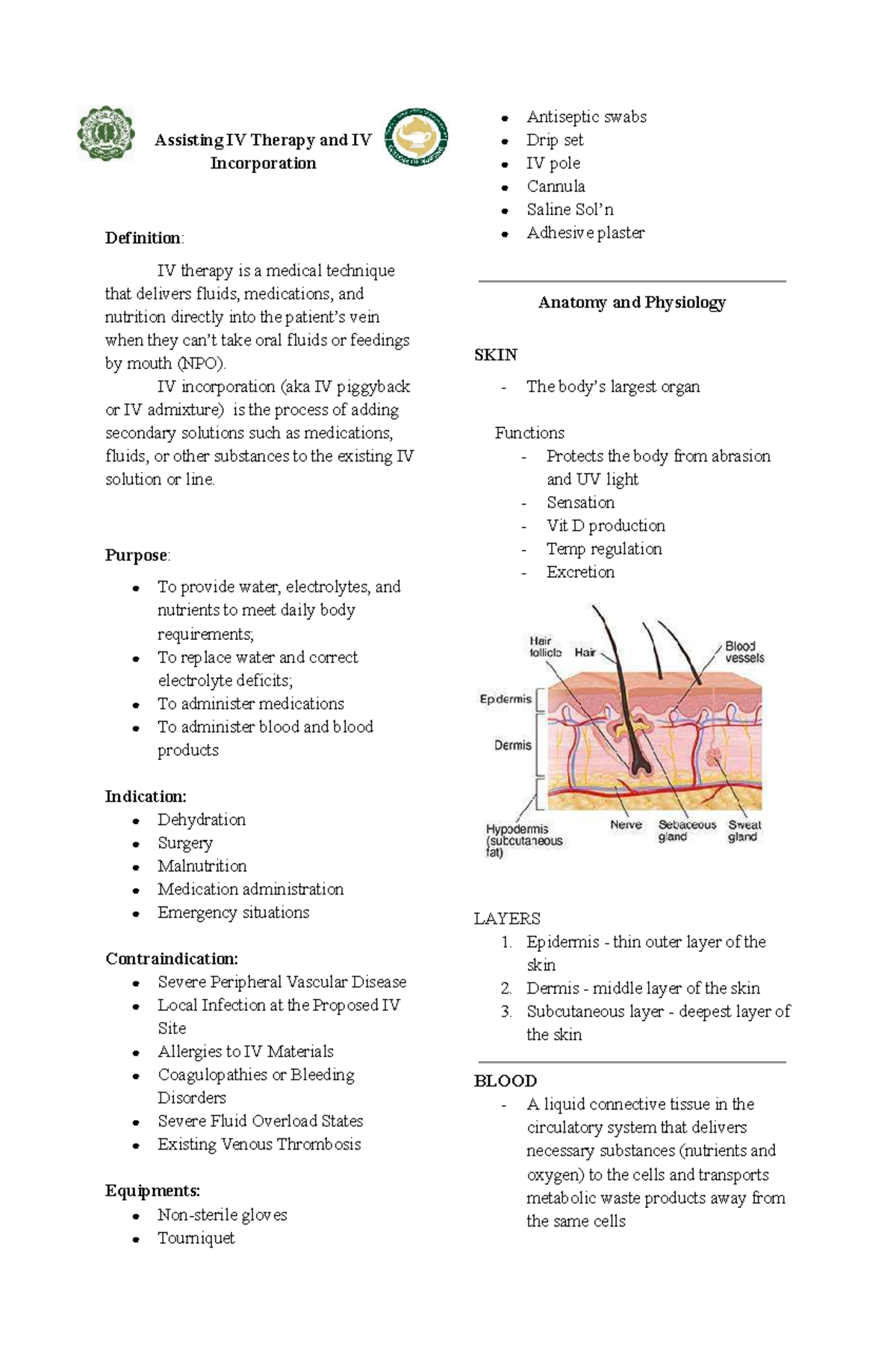 IV Therapy & Incorporation: Comprehensive Guide for Nursing Students ...
