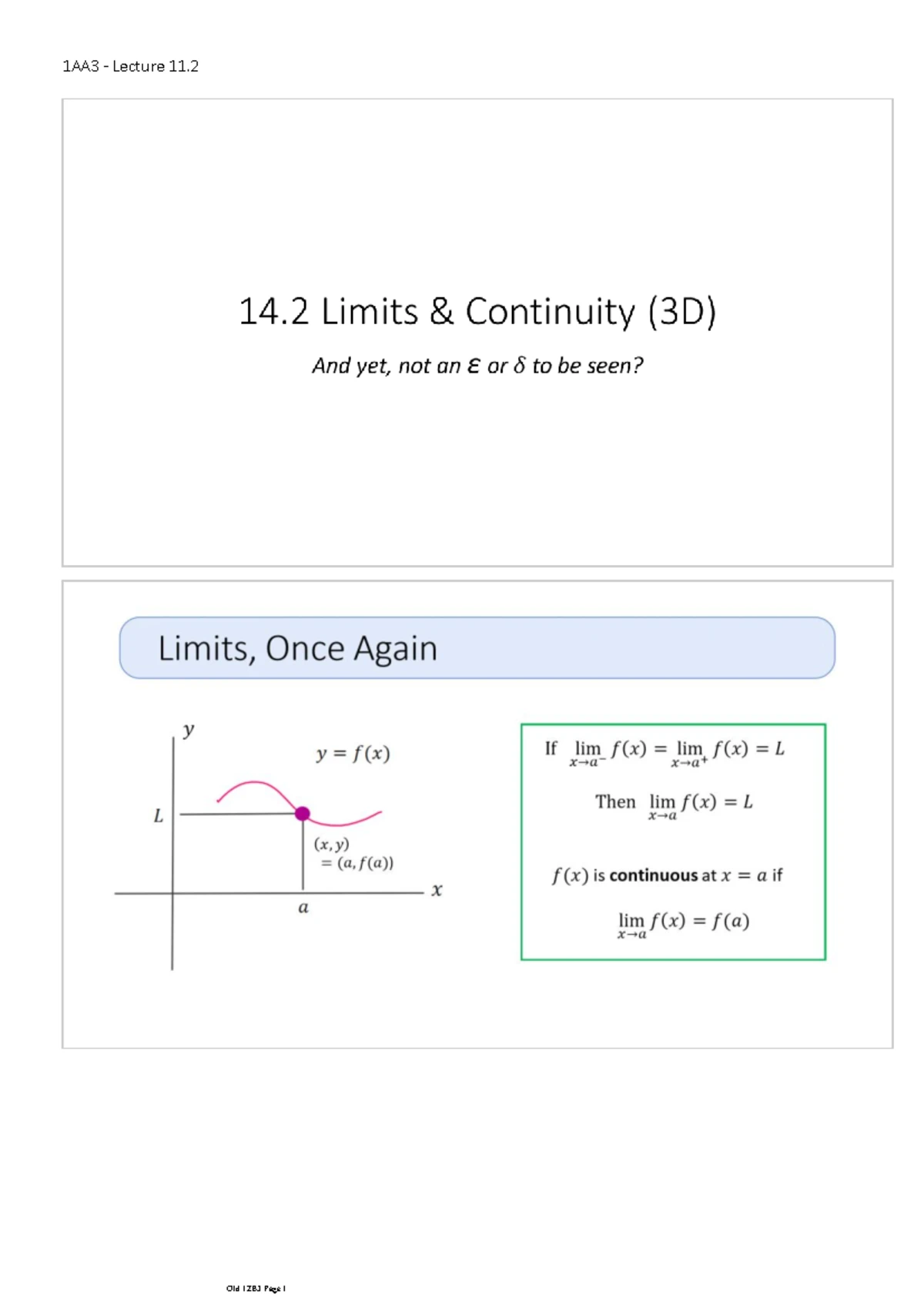 Test 2 February 2014, answers - Math 1AA3/1ZB3 Test #2 (Version 1 ...