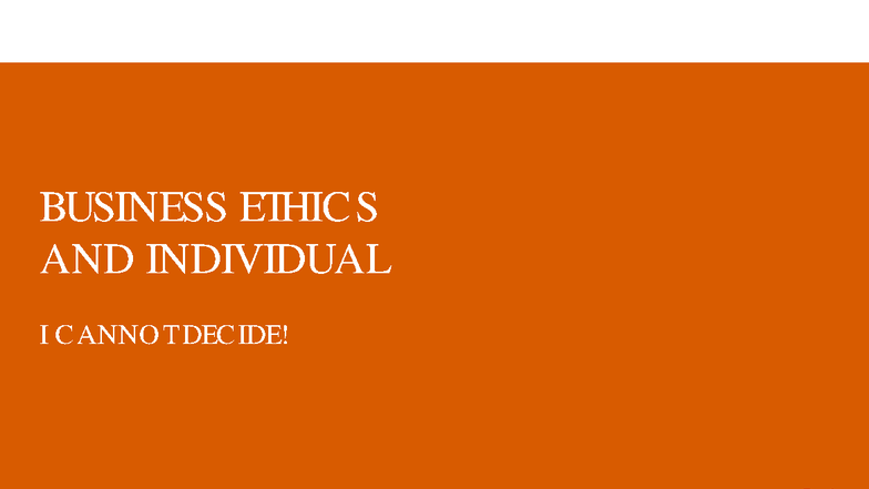 MGMT 2010: Business Ethics & Values - Lecture Notes - Studocu