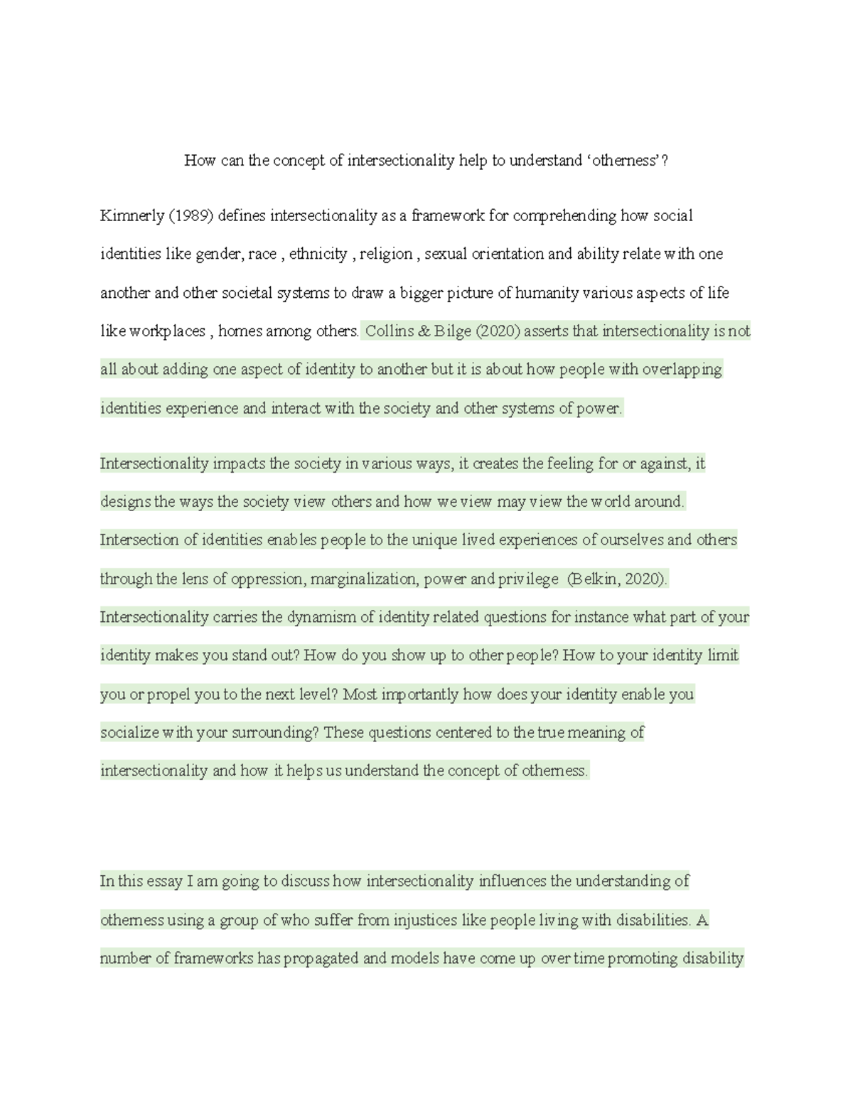 Intersectionality - Well done - How can the concept of ...
