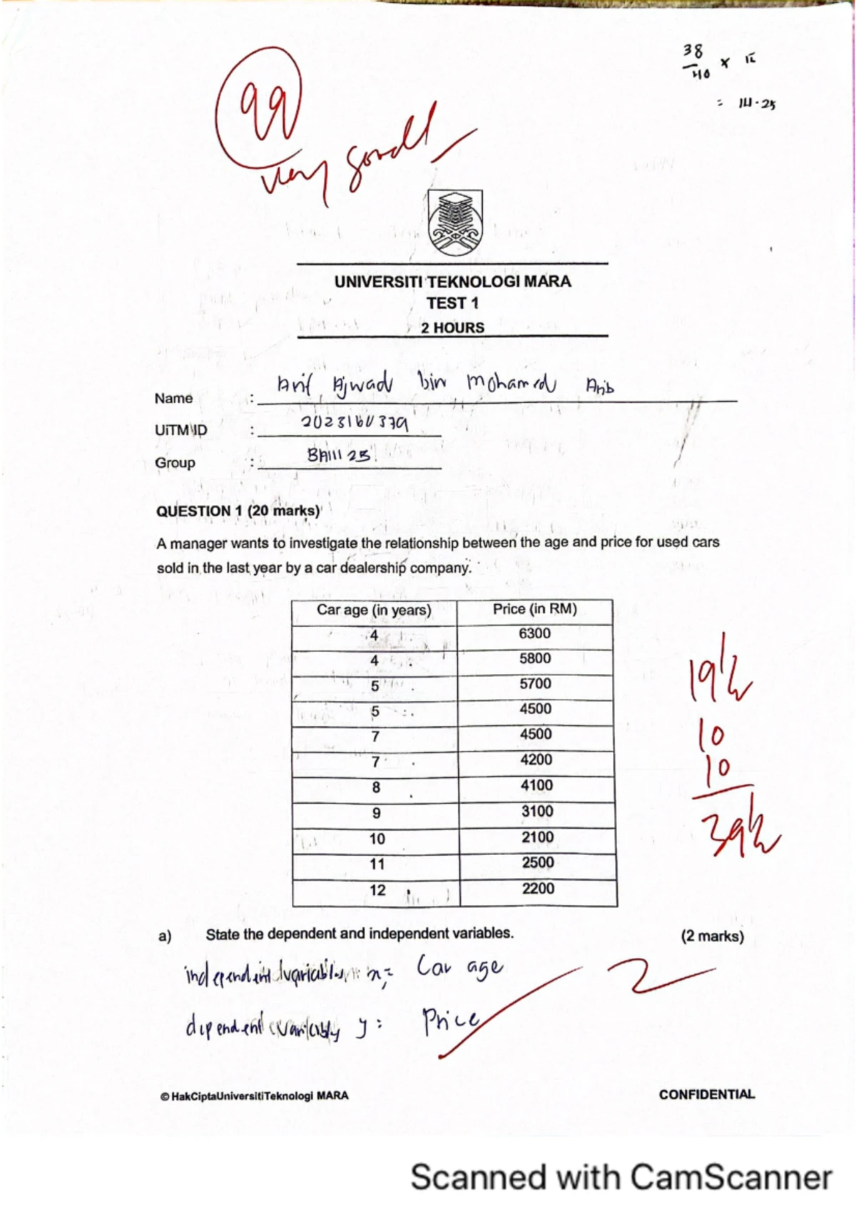 STA JAN2024 Answer Set 2 - Studocu