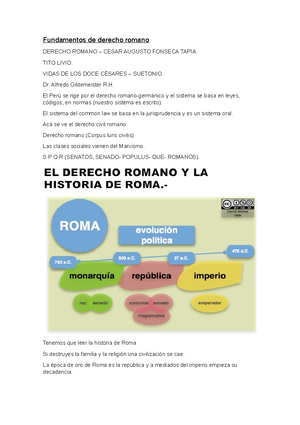 PC2 DE Derecho Romano - Gildemeister - Con relación a la status ...