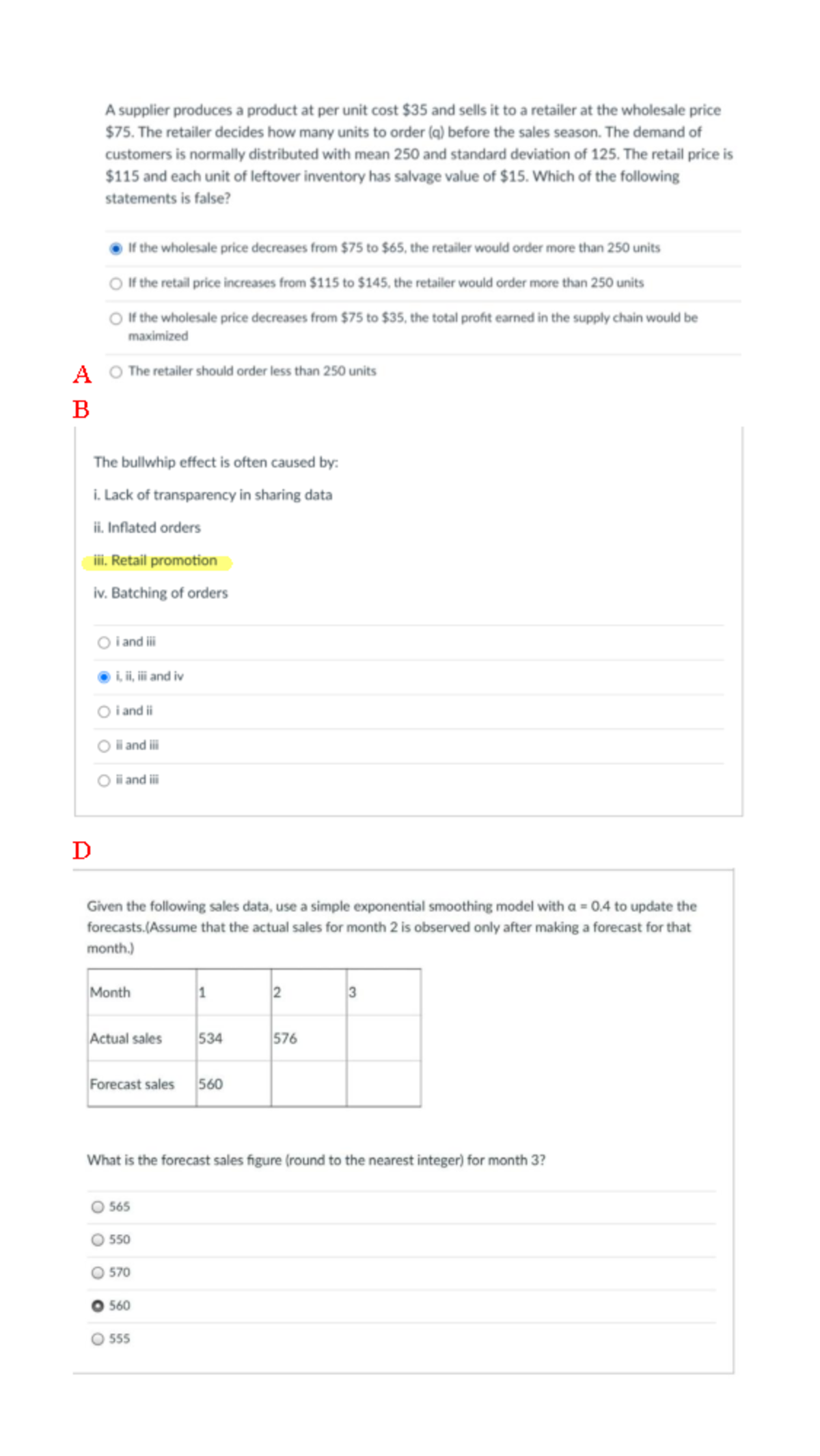 Isom2700 Past Exam Questions and Explanations - Studocu