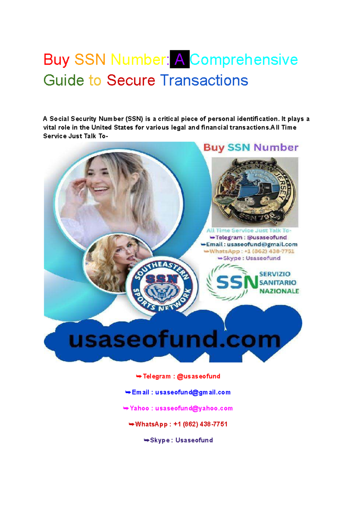 Buy SSN Number A Comprehensive Guide to Secure Transactions - It plays ...