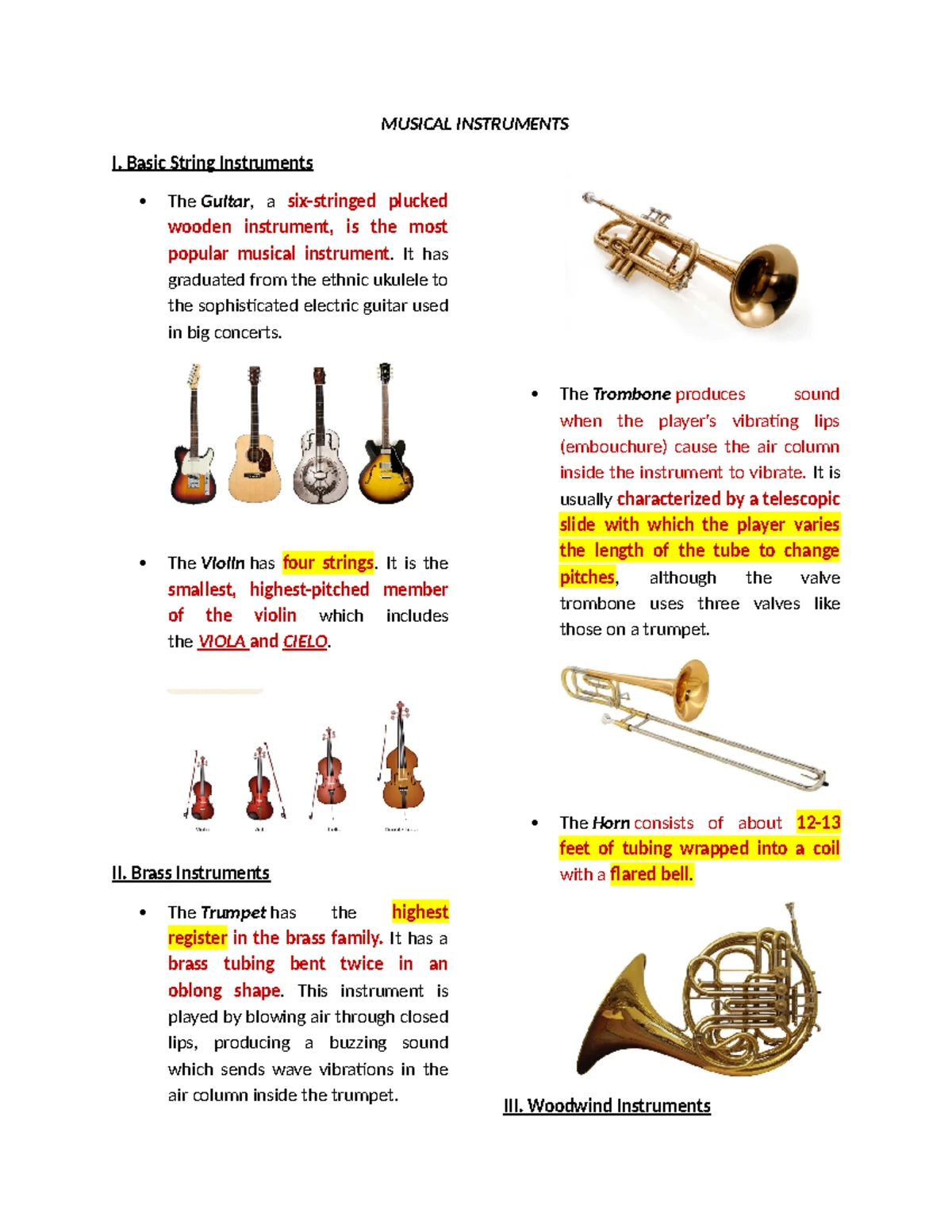 MUSIC 101: Arts Appreciation Notes on Vocal Registers and Melody - Studocu