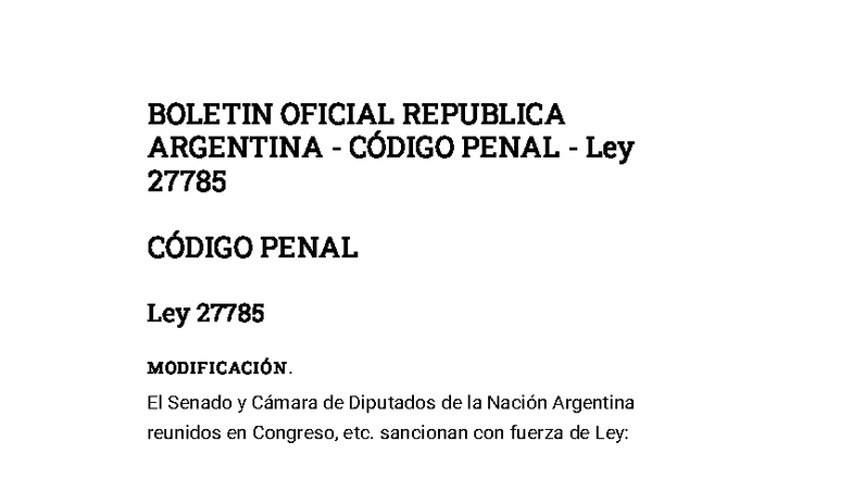 Ley 27.785: Modificaciones al Código Penal Argentino sobre Reiterancia ...