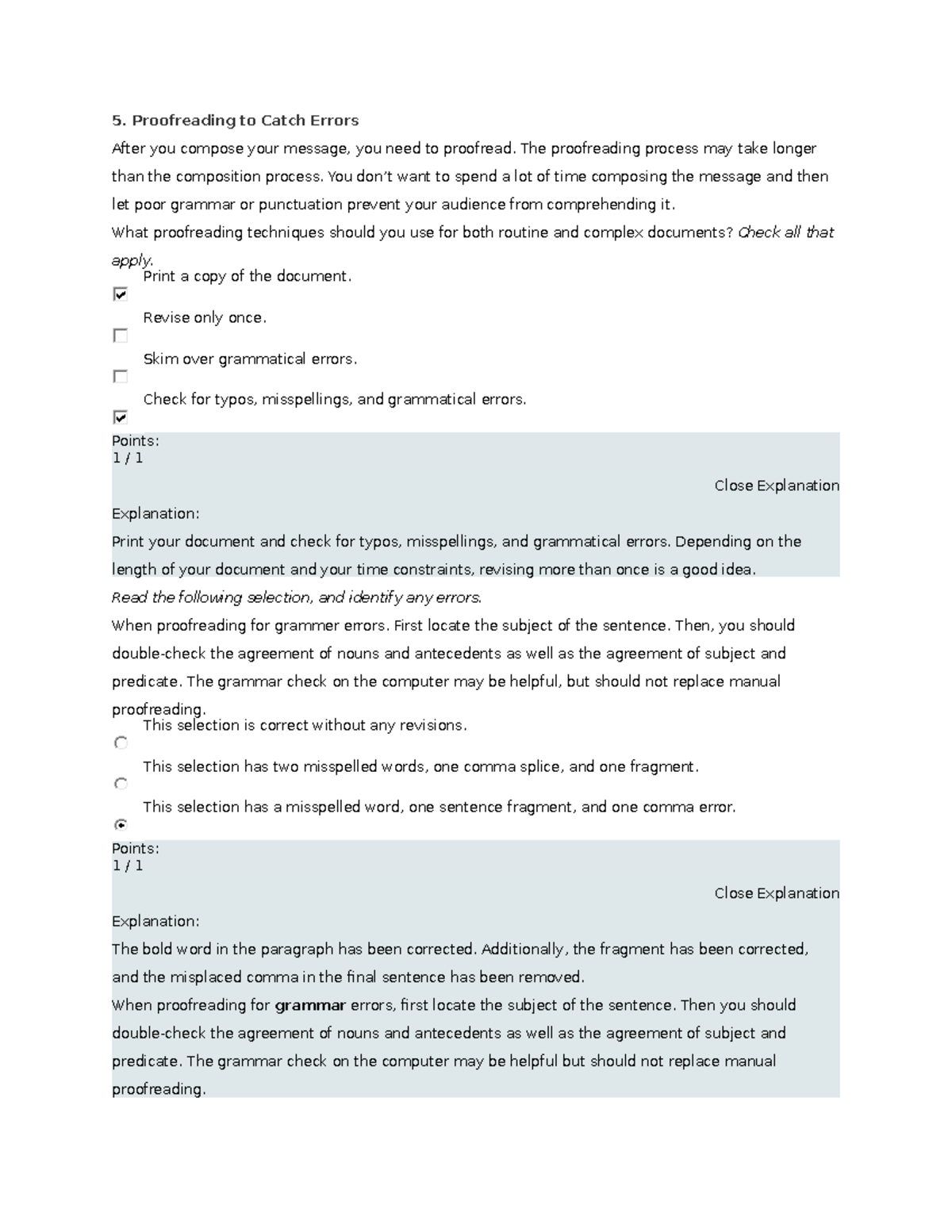 Ch4-5 Lecture Notes: Proofreading Techniques & Common Errors - Studocu
