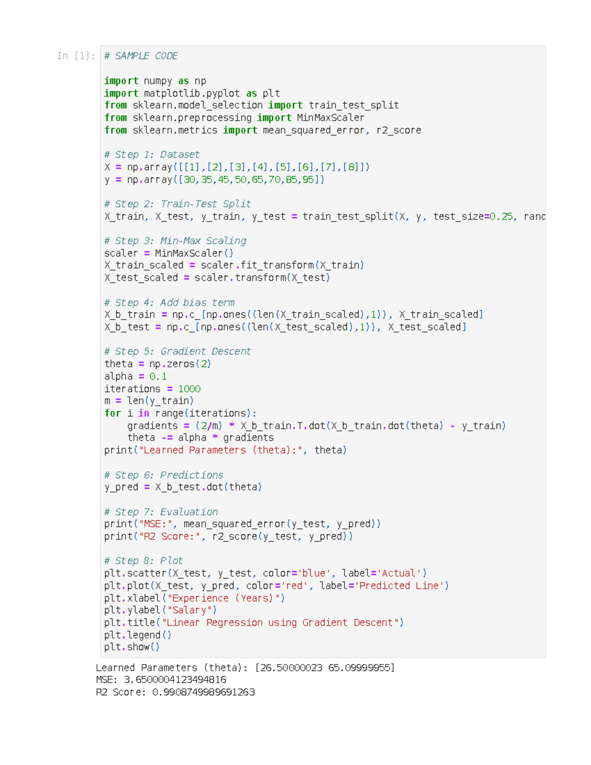 ML-Assignment - Lab Practical on Regression Techniques and Evaluation ...