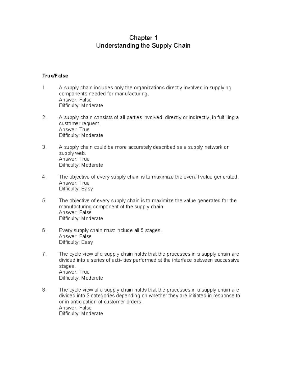 Chopra 4 tif 01 SCM - jhj - Chapter 1 Understanding the Supply Chain ...