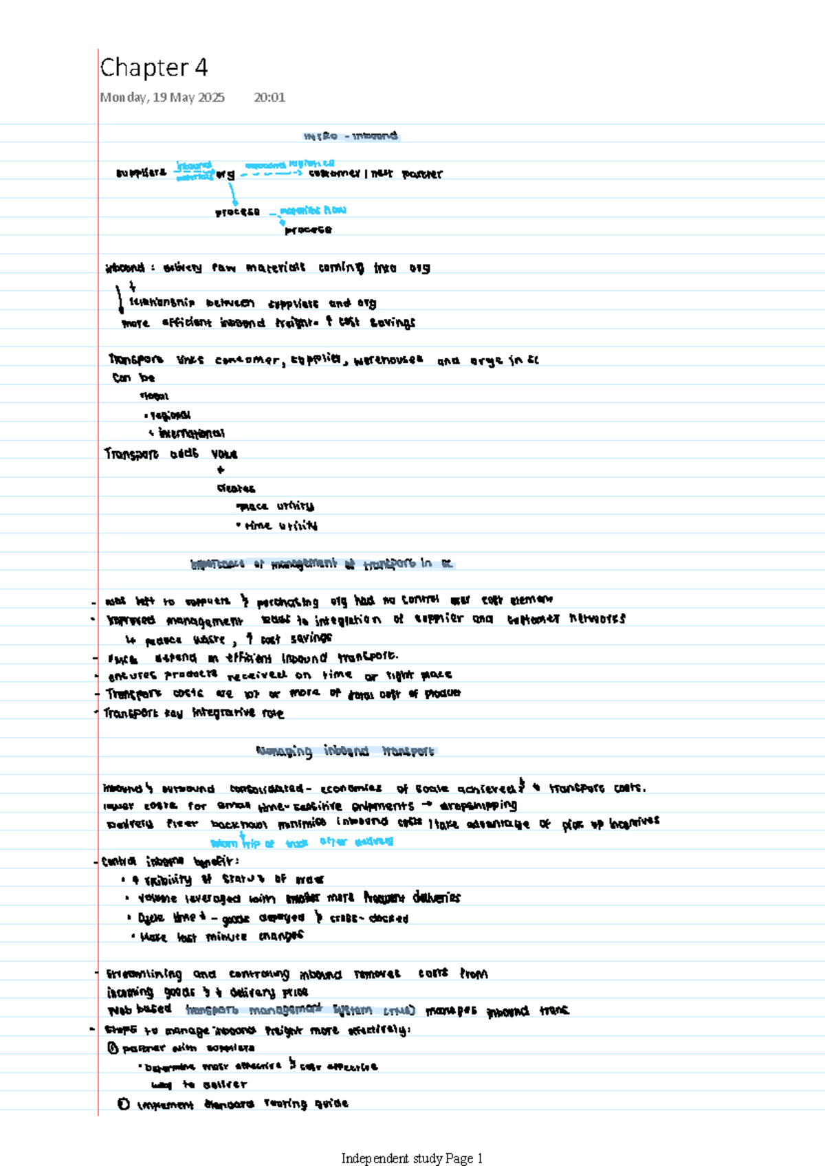 Chapter 4 - study guide information, lecture notes and textbook ...