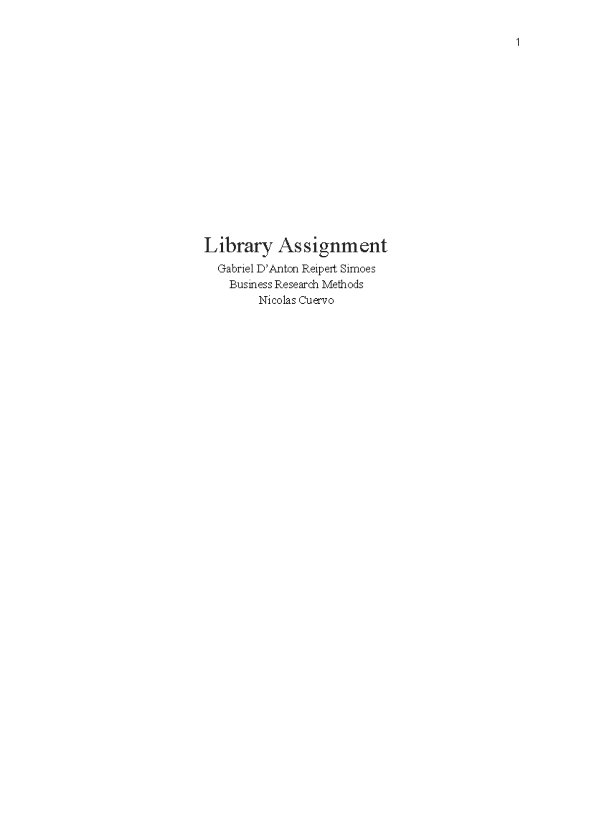 Library Assignment: The Impact of Social Media on Brand Awareness - Studocu