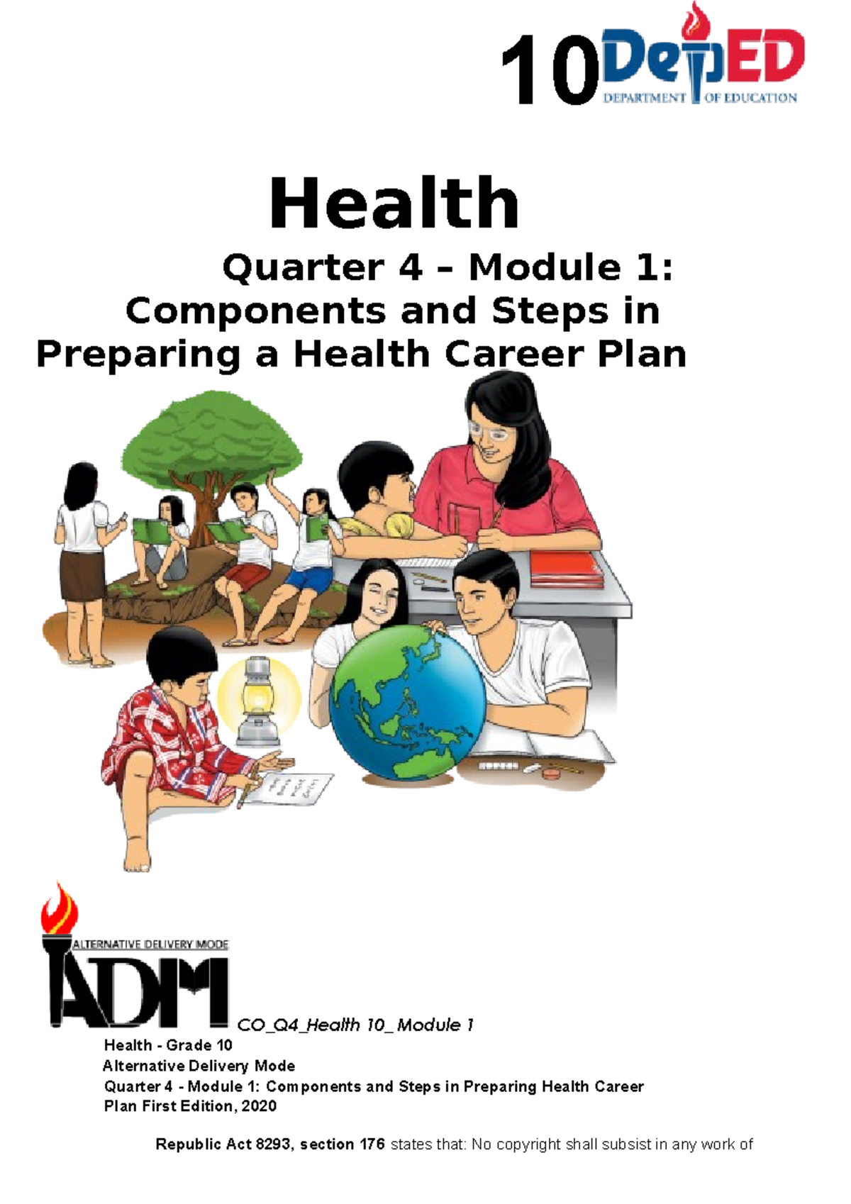 Health 10 Q4 Mod1 Steps to Develop a Personal Health Career Plan - Studocu
