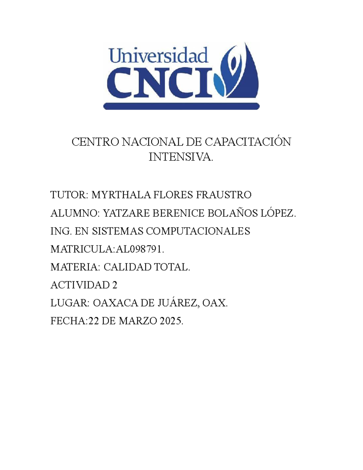 Actividad 2: Gestión de Calidad Total en ISO 9001 - Studocu