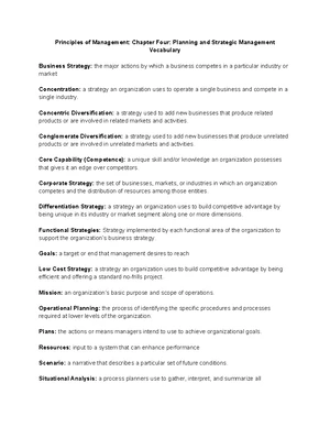 Strategic Planning - Study Notes & Assignments - Studocu