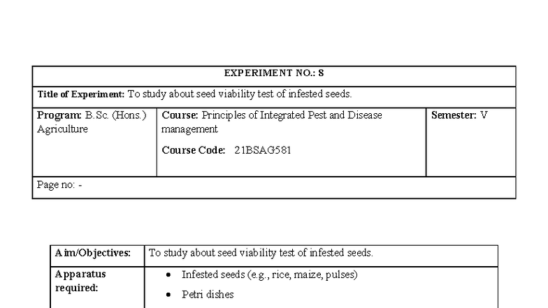 Experiment NO - sffggh - EXPERIMENT NO.: 8 Title of Experiment: To ...