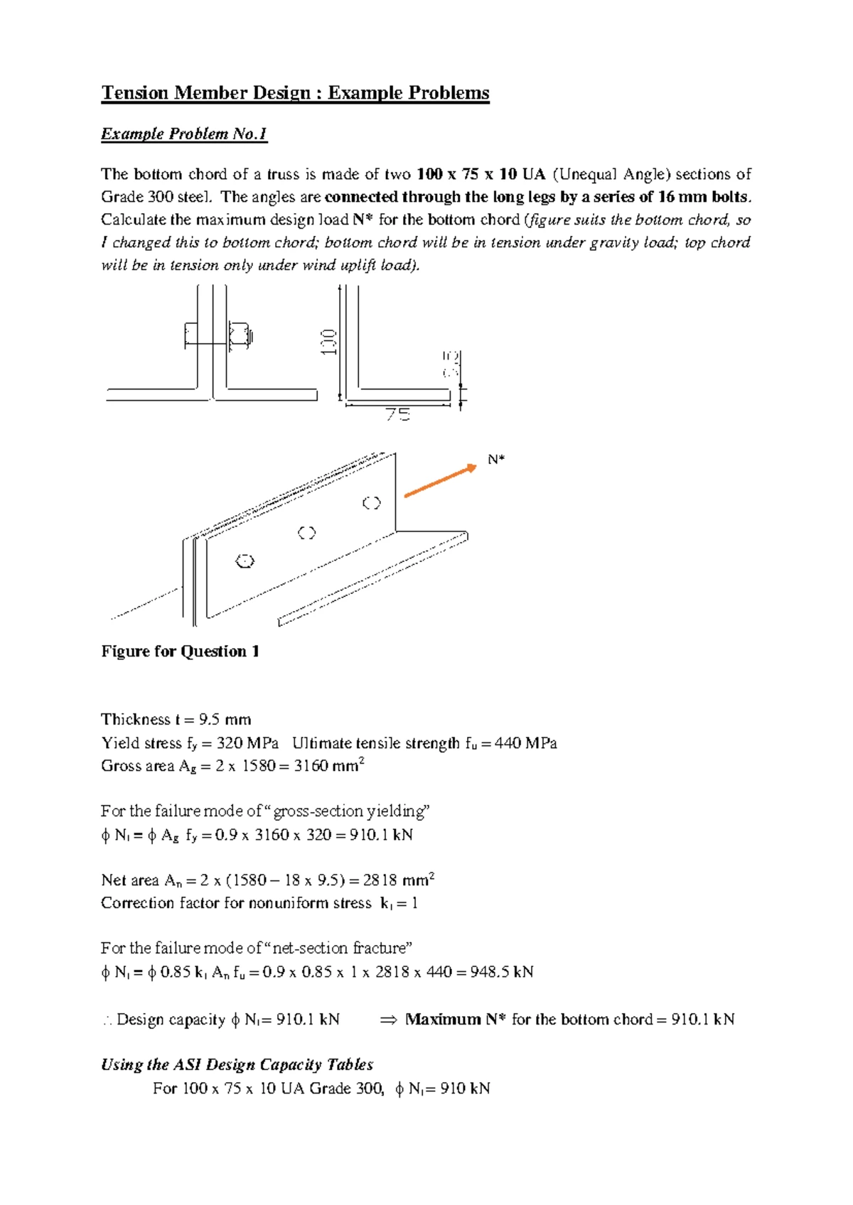 EGB376 Open Book Lecture Review: Steel Properties and Design