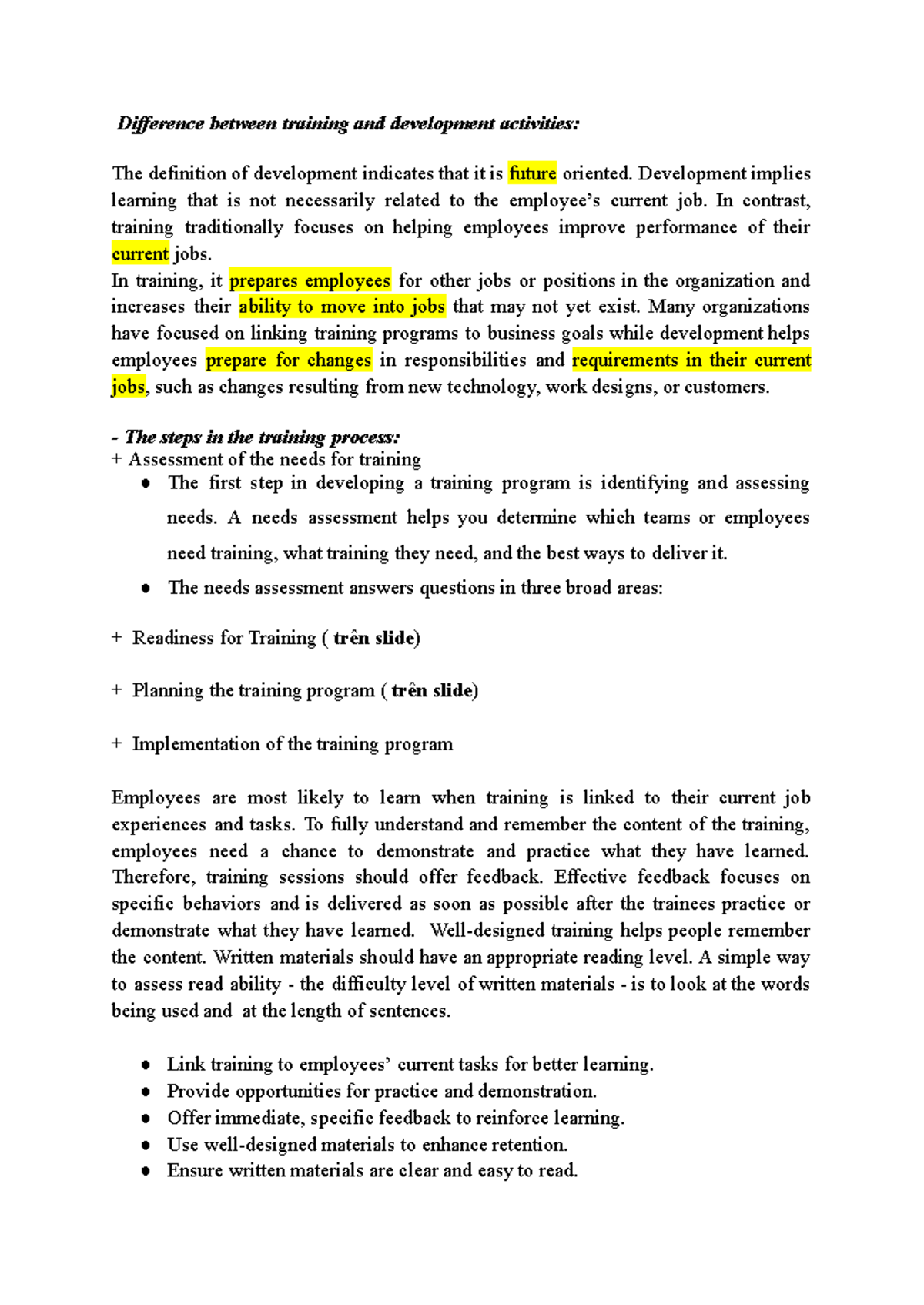 Tài liệu không có tiêu đề-16 - Difference between training and ...