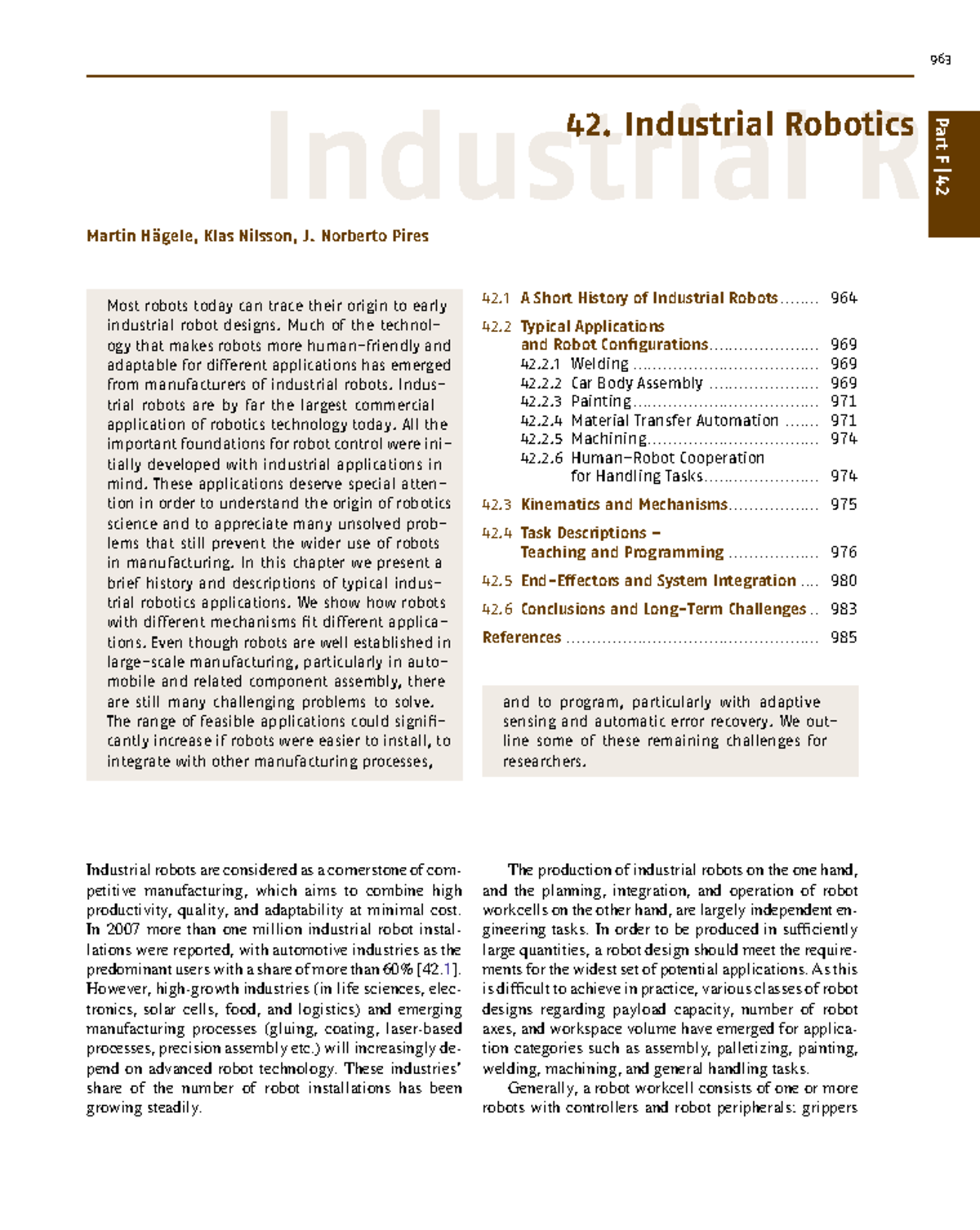 Industrial Robotics: A Comprehensive Overview of Applications and ...