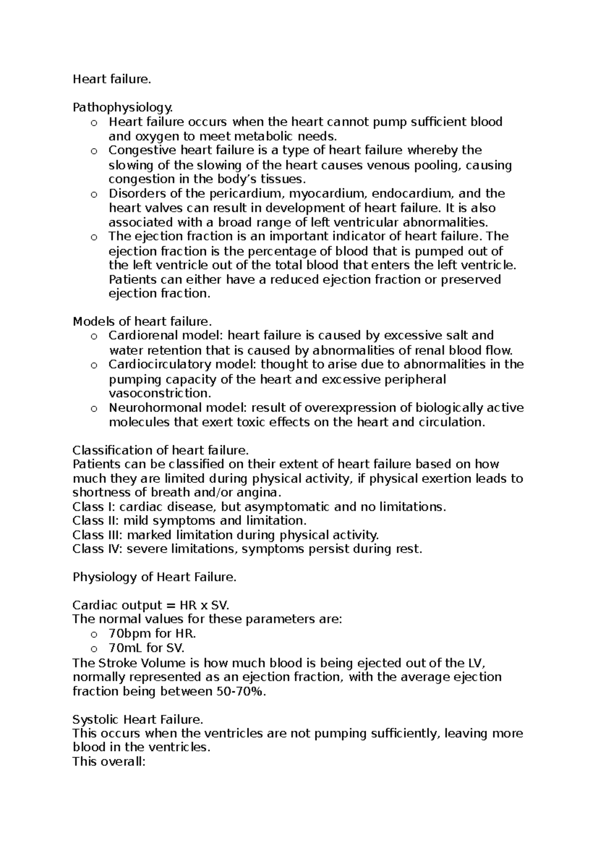 Cardiology 101: Comprehensive Overview of Heart Failure Pathophysiology ...