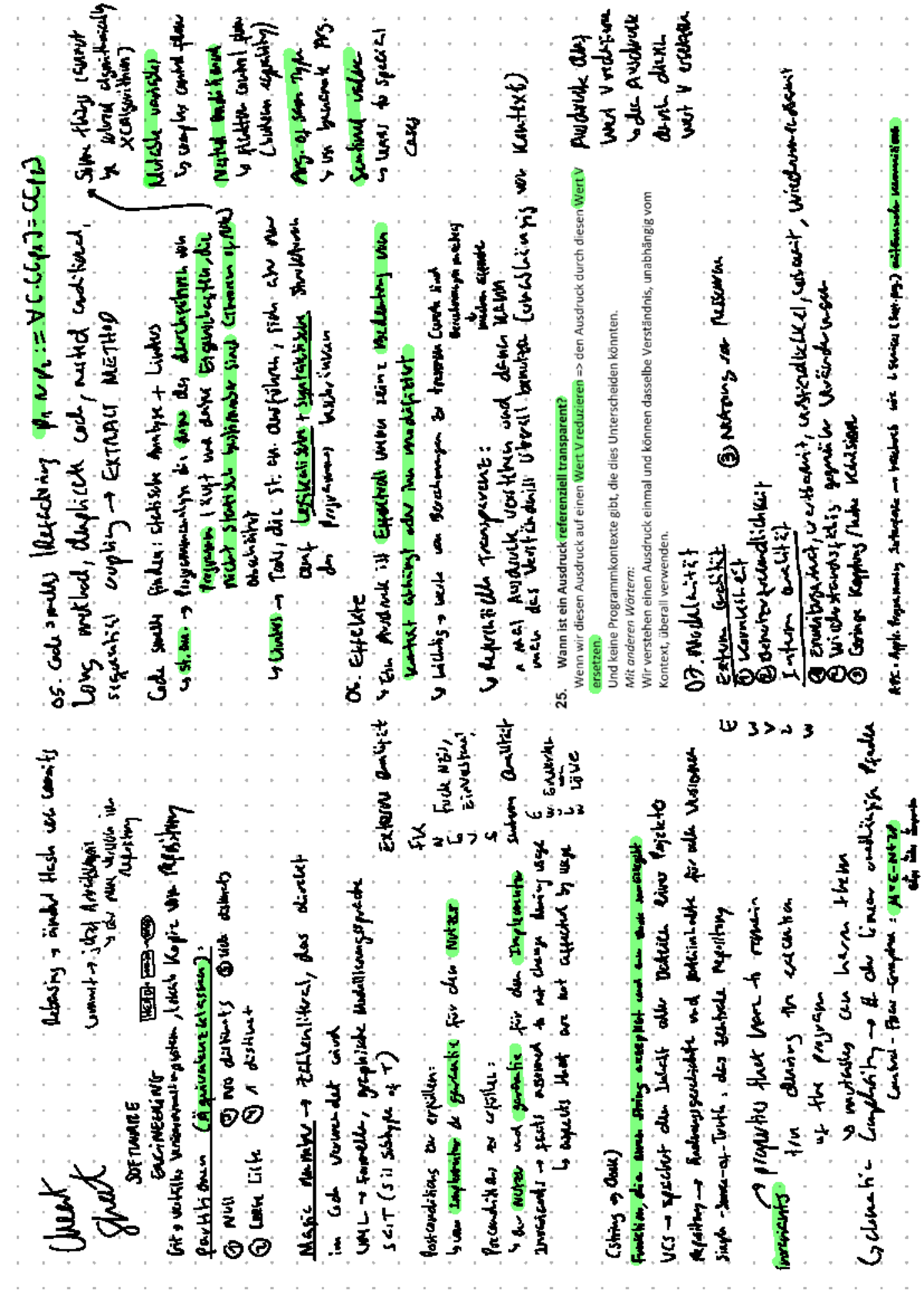 Uni Tübingen Software Engineering Cheat Sheet - & · · · - E E & ↓ · E T ...