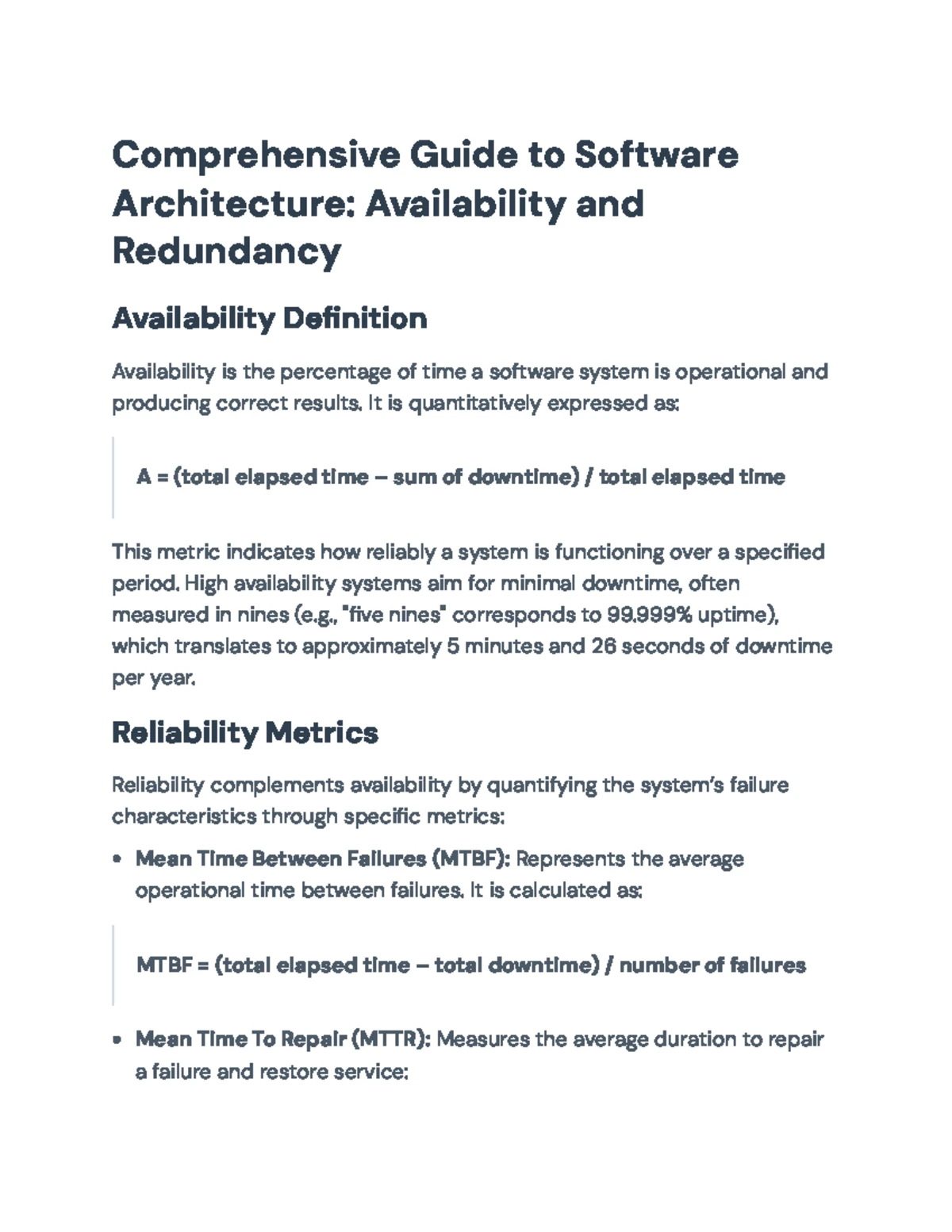 Comprehensive Guide to Software Architecture & Design Principles (CS101 ...