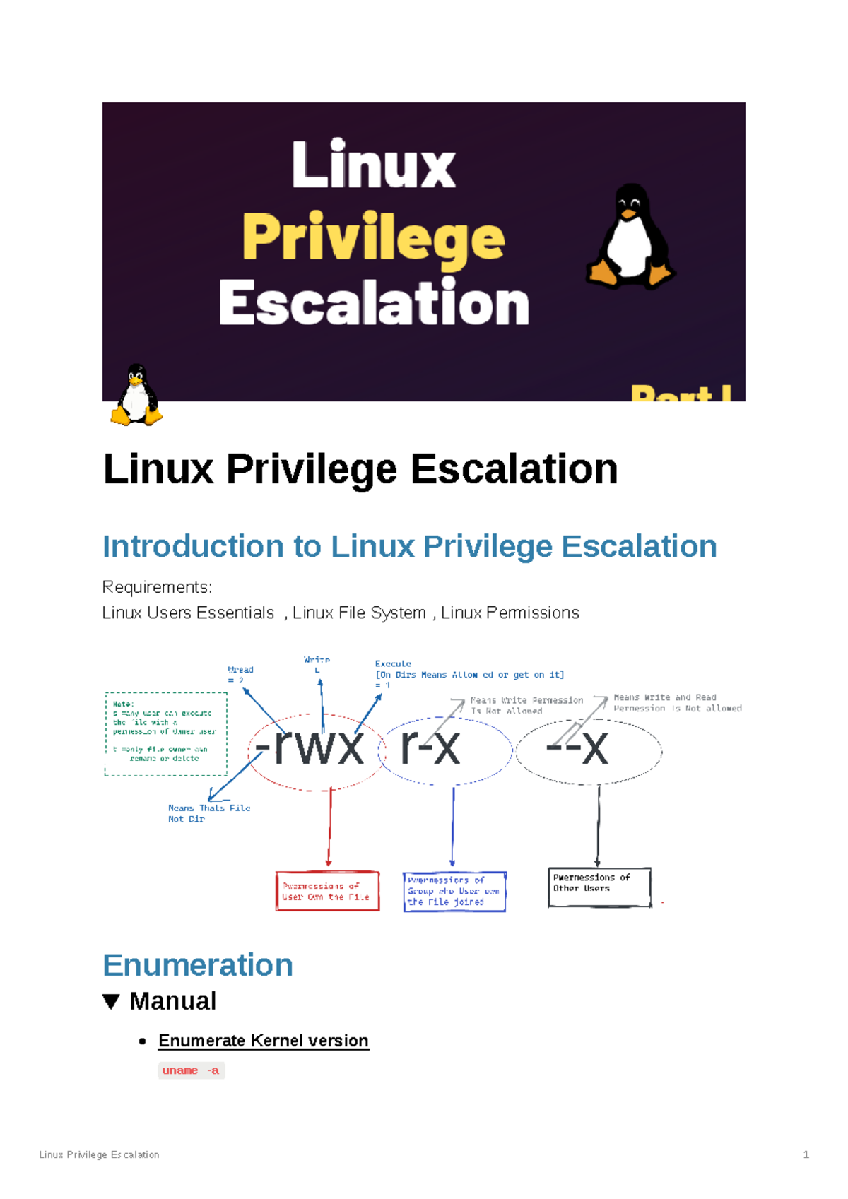 Linux Privilege Escalation Guide: Techniques & Enumeration (LPE 101 ...