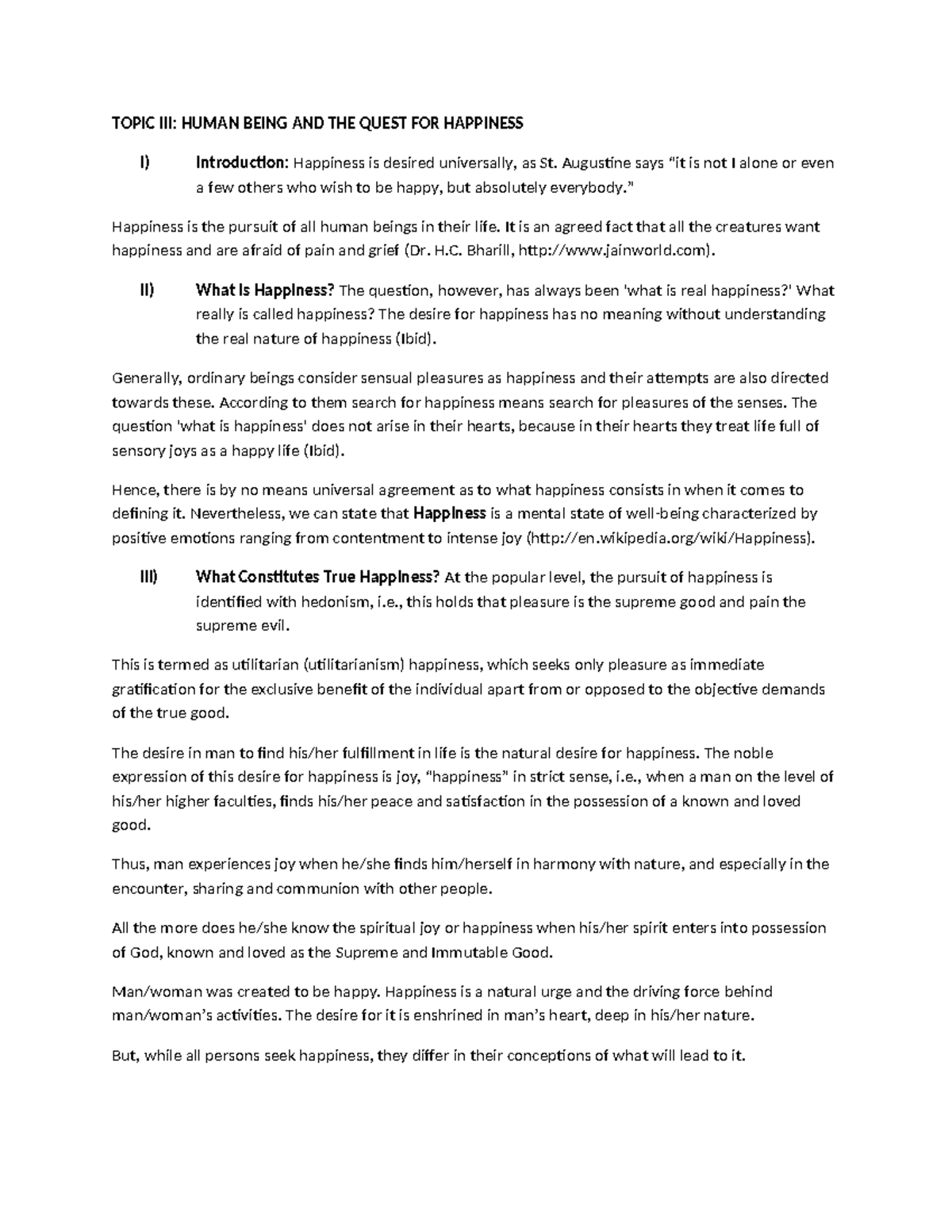 Fundamental Moral Principles and the Role of Conscience in Ethics ...