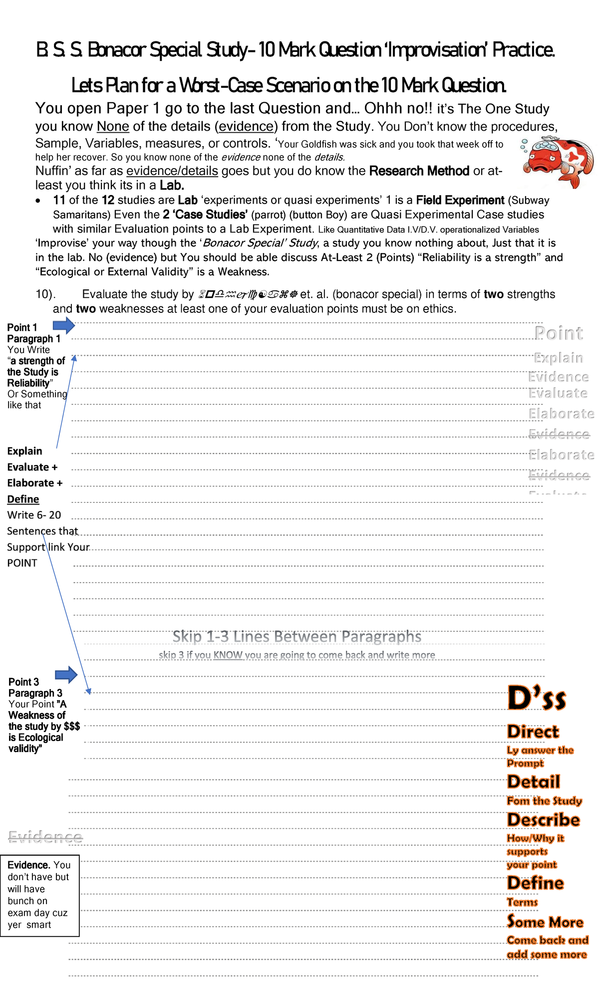 10 Mark BSS Evaluation Question Review: Strengths & Weaknesses ...