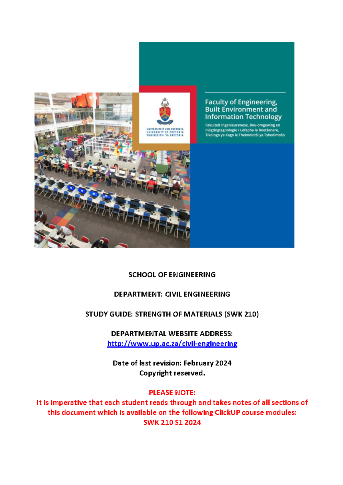 Study Guide For Swk 210 Strength Of Materials February 2024 Studocu