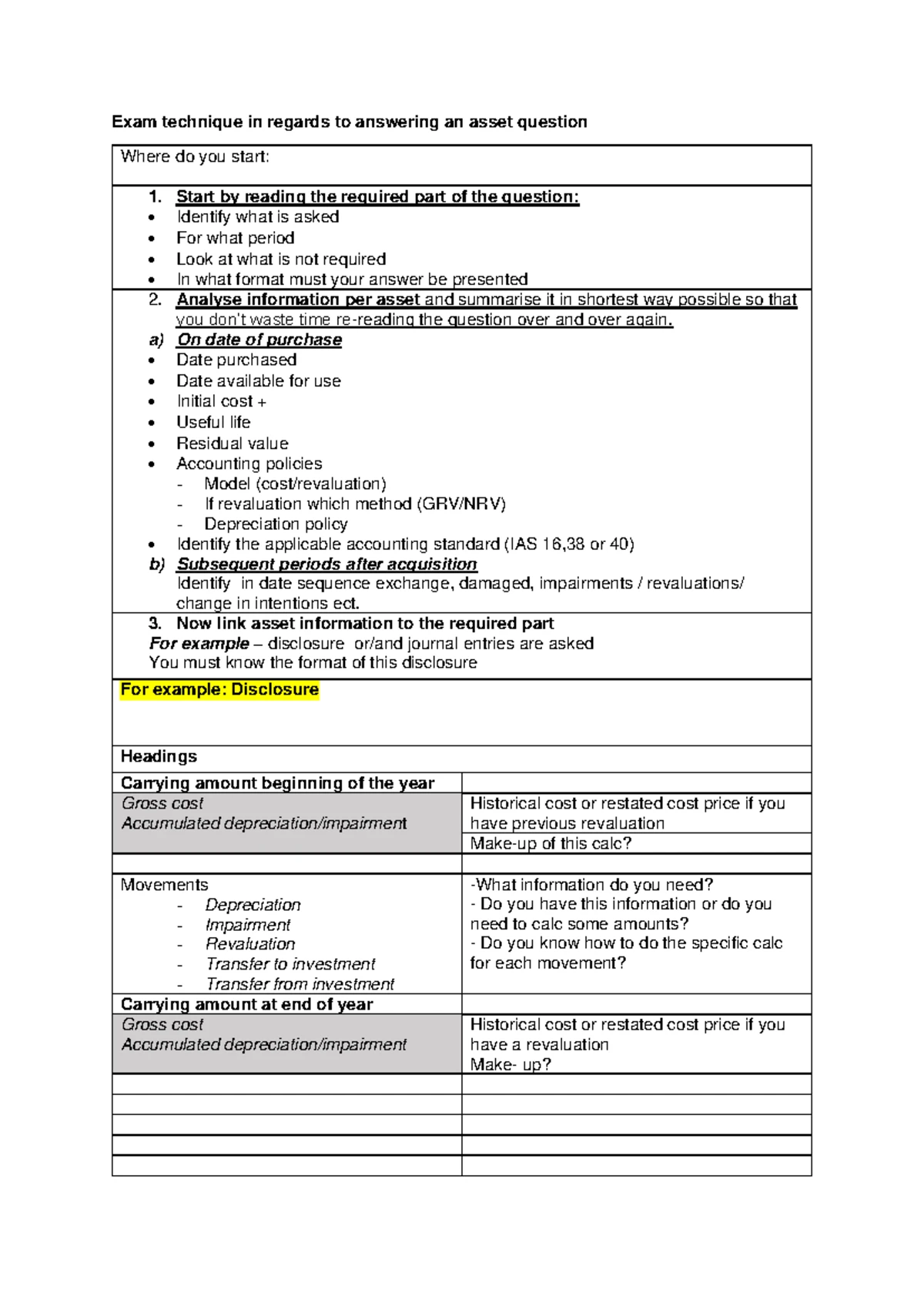 Test 1 Guidelines - 2024 EACC3708 EFIN2708 - Studocu