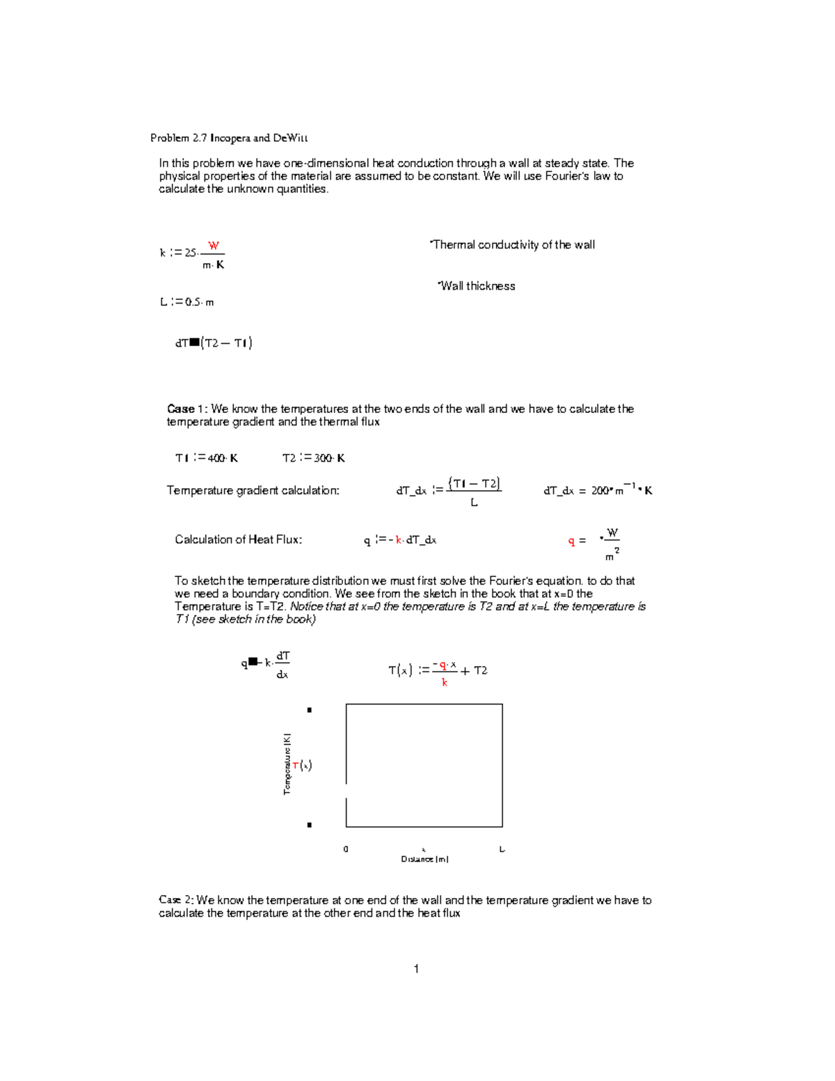 Heat Transfer Problems and Solutions (Incopera & DeWitt) - Studocu