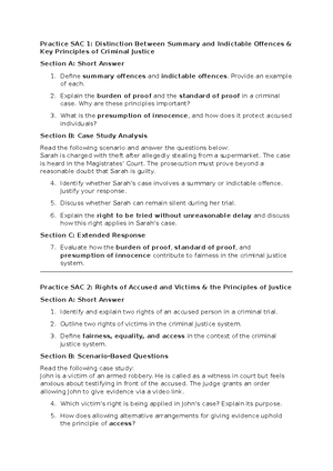 Practice sac - unit 3 aos 1 - a. BUSINESS MANAGEMENT UNIT 3 ...
