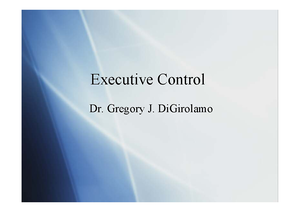 Understanding Executive Control: Mechanisms and Implications in ...