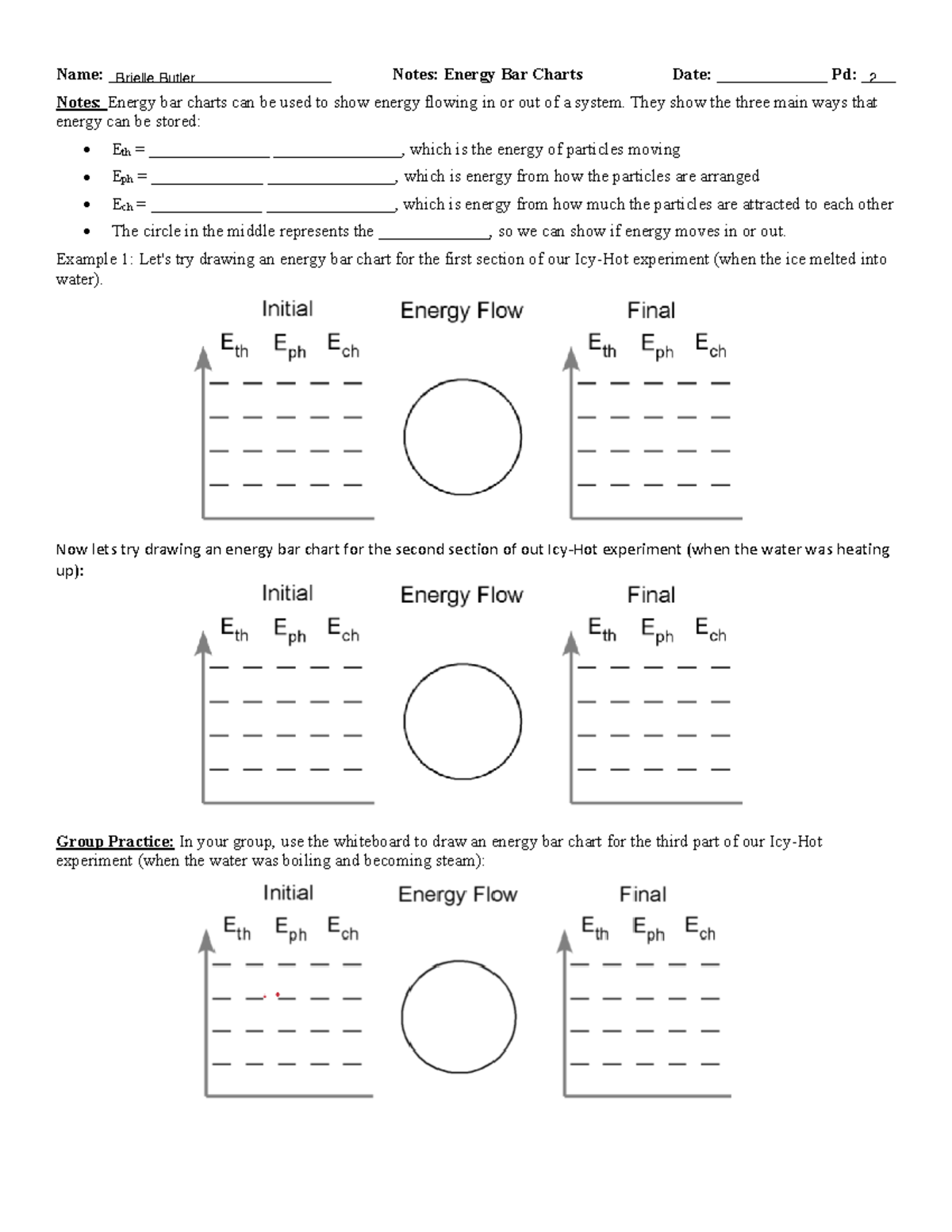 Energy Bar Charts - Lecture Notes & Practice 2 (04-06) - Studocu