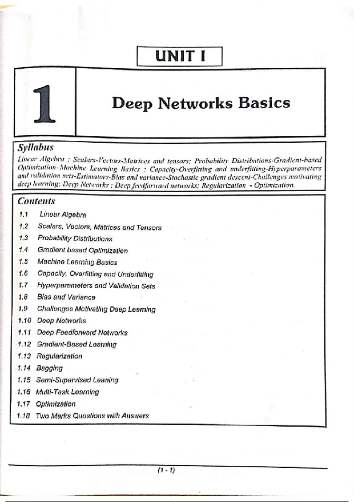 DL Unit 3, 4, 5: Convolutional & Recurrent Neural Networks Overview ...