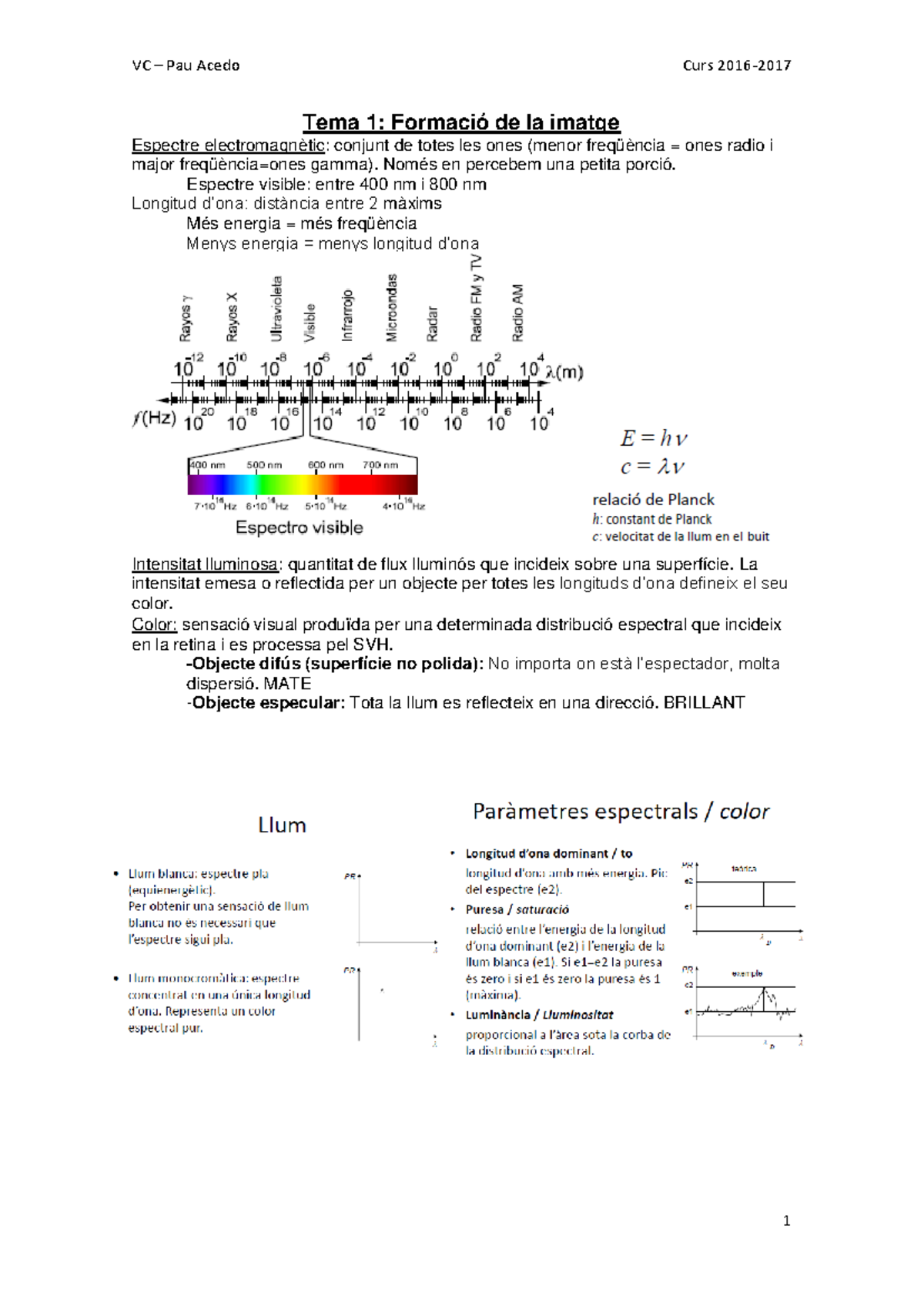 Resum Primer Parcial VC Pau Acedo - Temes 1 a 5 (2017) - Document Preview