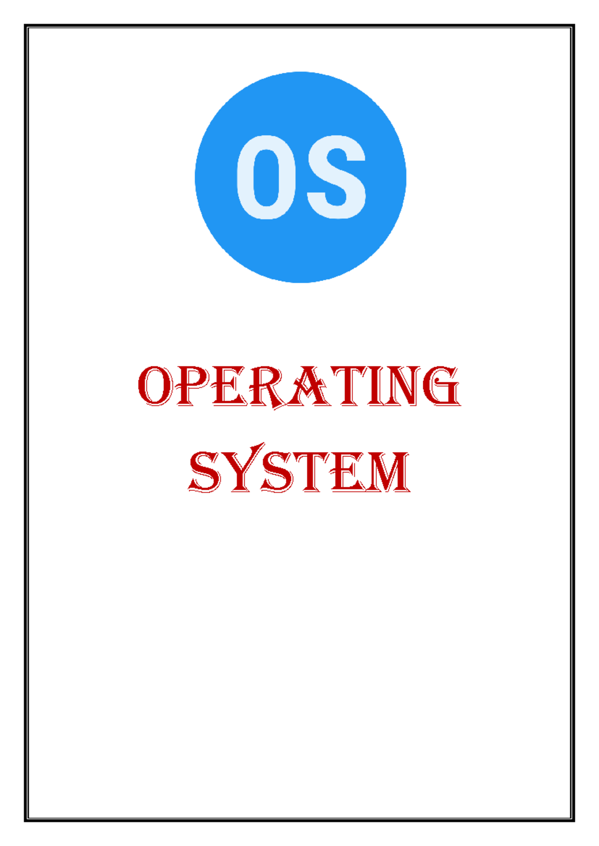 690027021 Operating System Lecture Notes: Generations & Types - Studocu