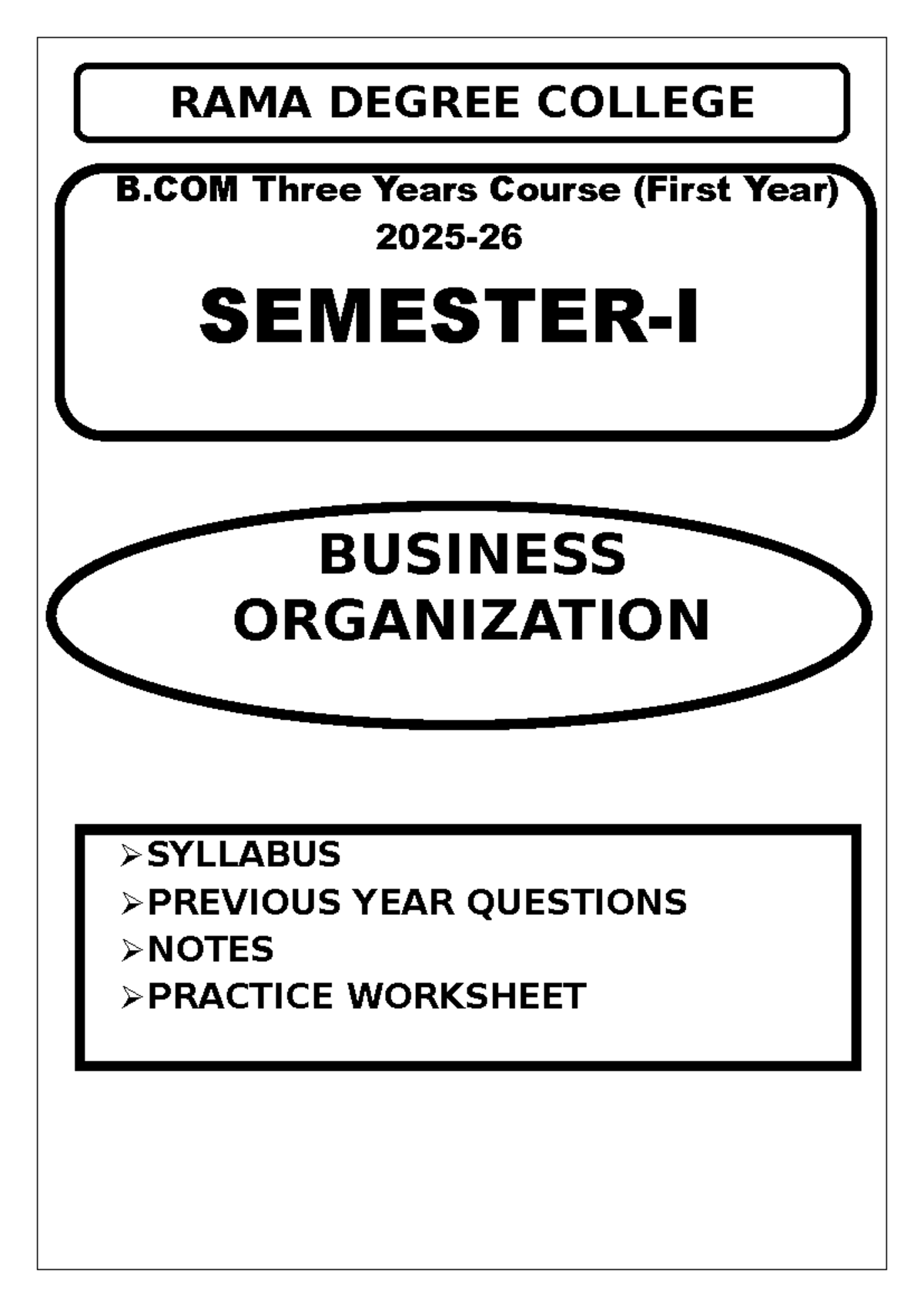B.COM 1ST SEM BUSINESS ORGANIZATION UNIT-4 NOTES & QUESTIONS - Studocu