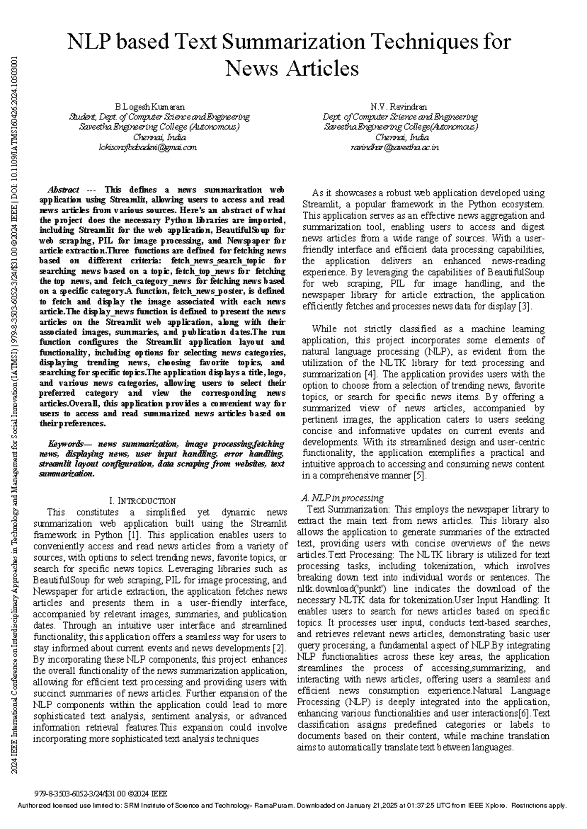 A Review Abstractive Text Summarization Techniques using NLP - A Review ...