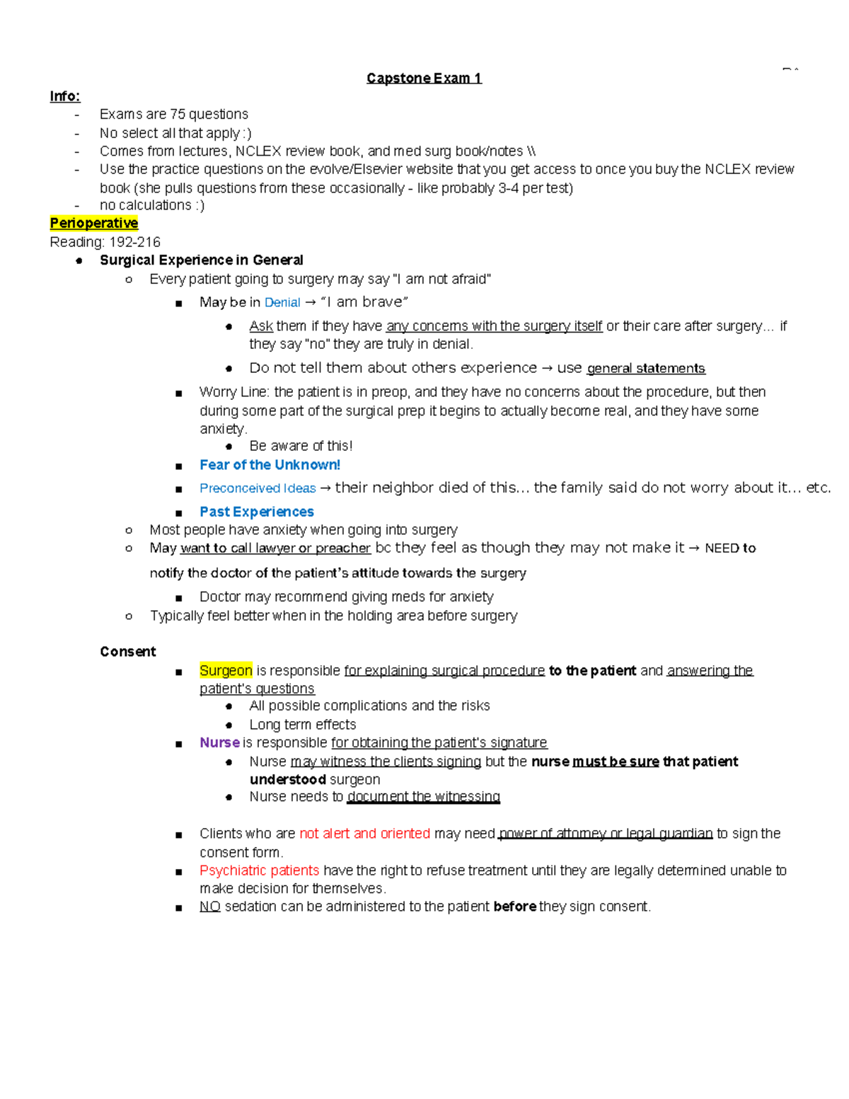 Post-Op Nursing Care Guidelines for Surgical Patients (Nursing 101 ...