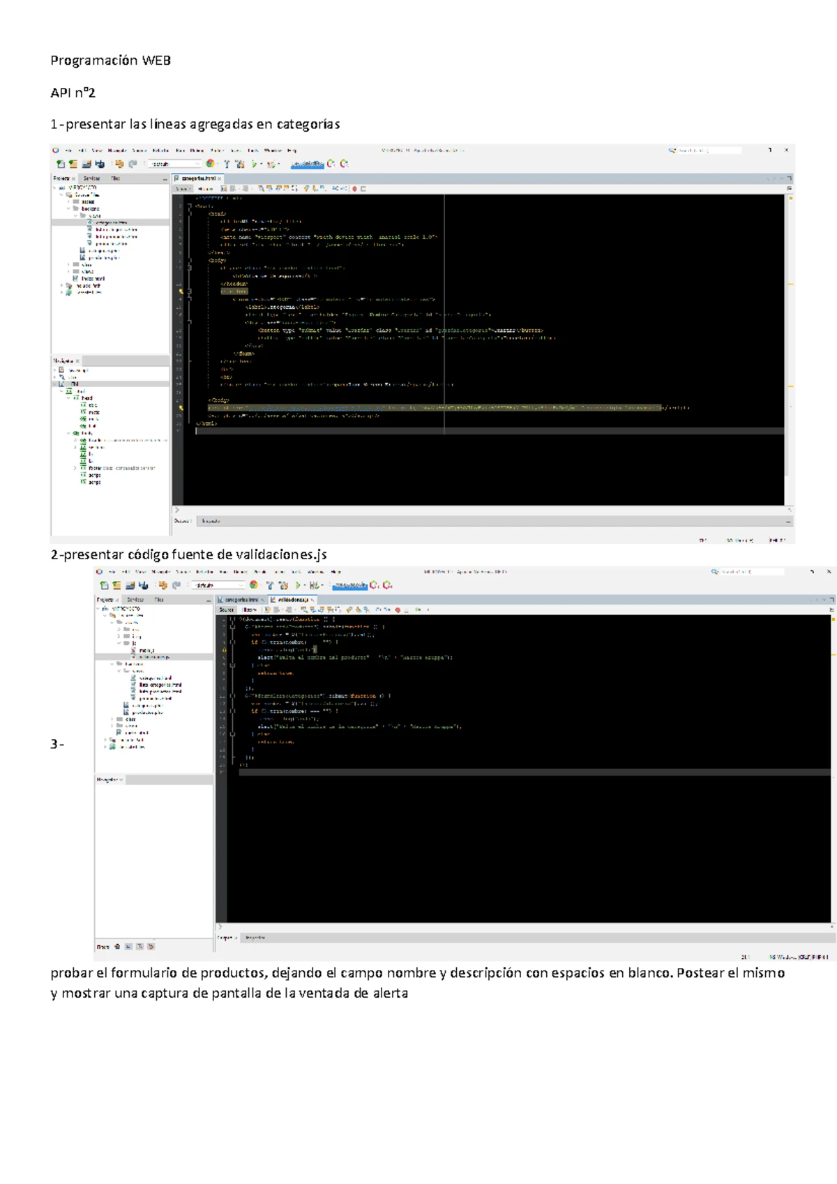 API 1 Prog Web (Completa): MIPROYECTO PHP & HTML Files Overview - Studocu