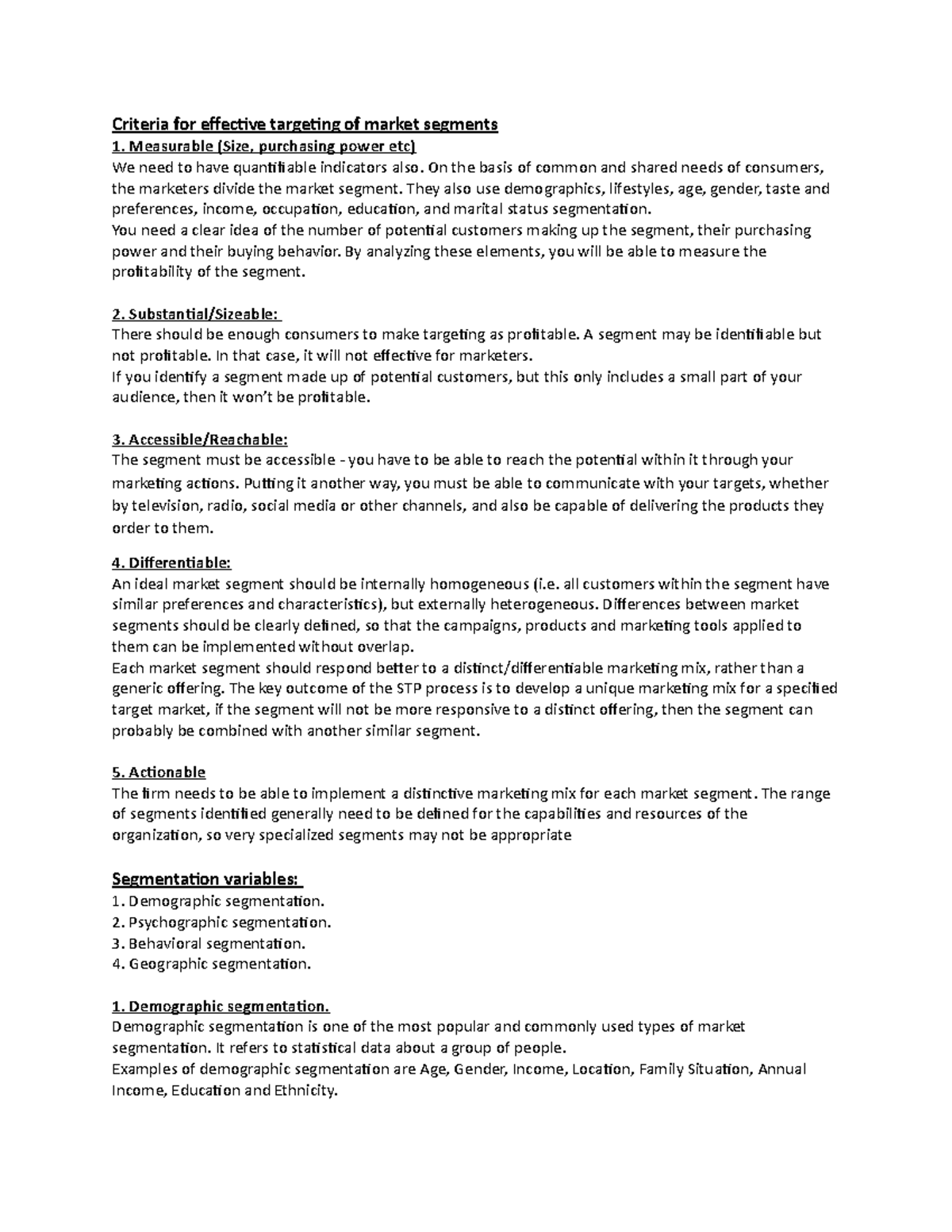 Market Segmentation Strategies: Brand Case Studies and Analysis - Studocu
