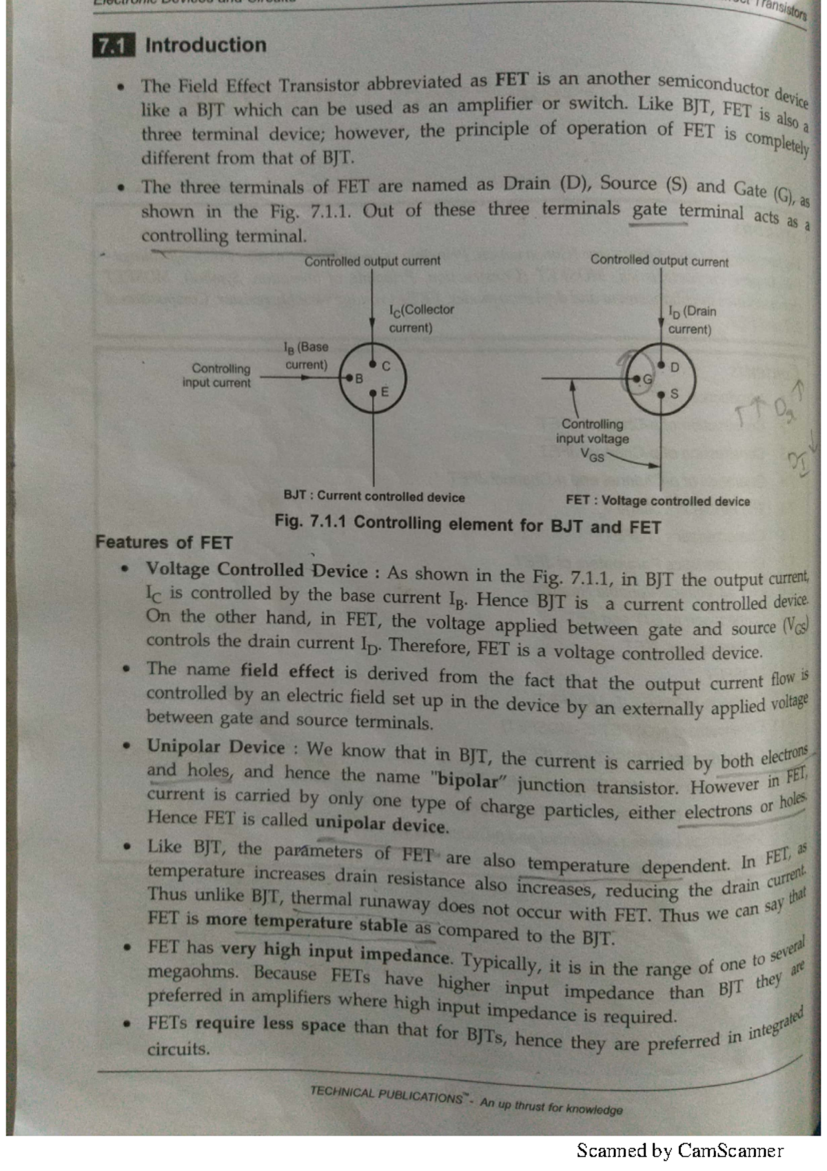 ADE (FET) Chapter 3 - dfgh - 7 Introduction The Field Effect Transistor ...