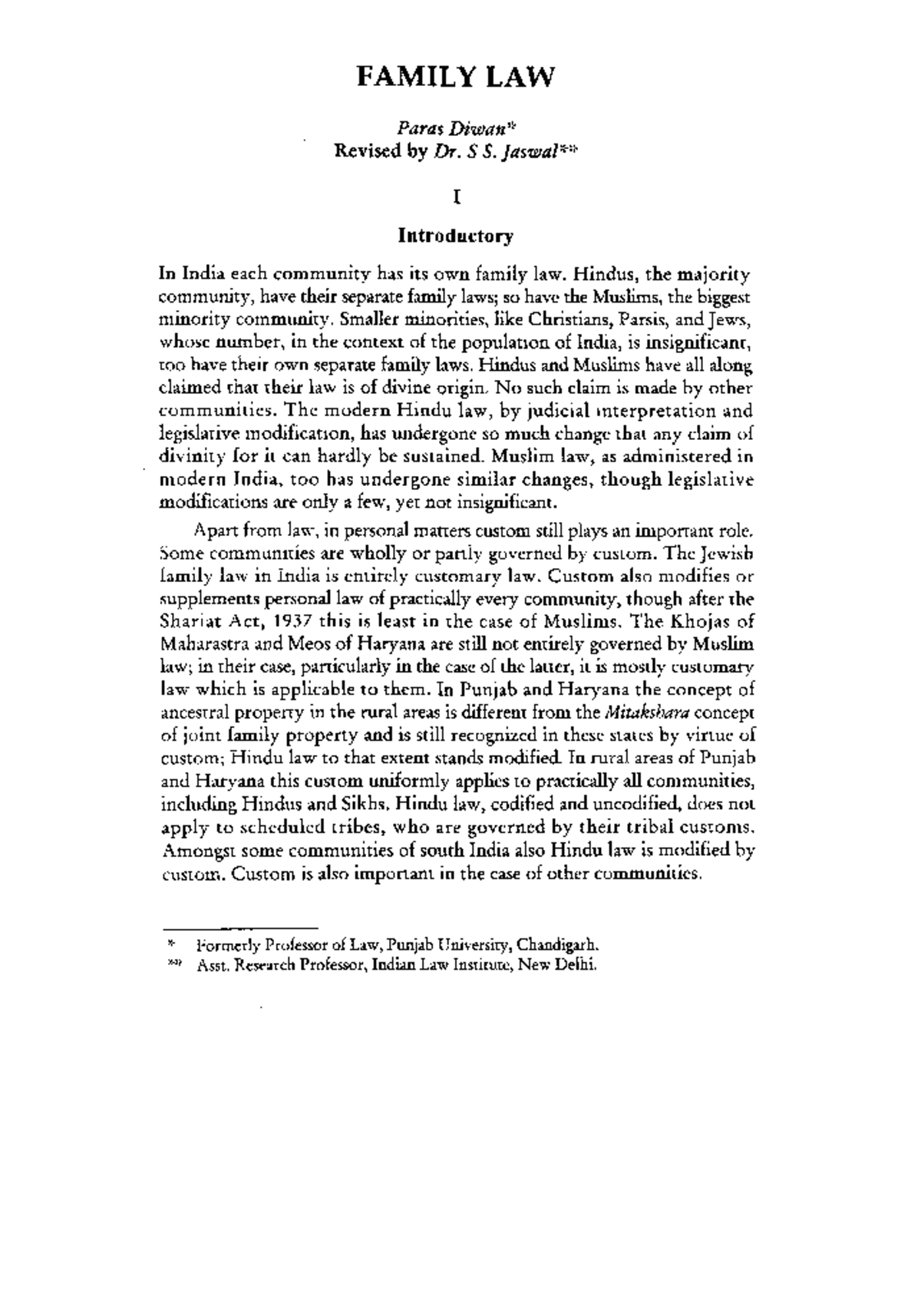 Family Law Insights - Key Concepts and Overview for Study - Studocu
