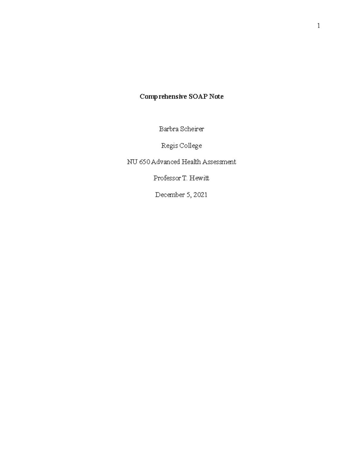NU 650 Final Comprehensive SOAP Note on Abdominal Pain Assessment - Studocu