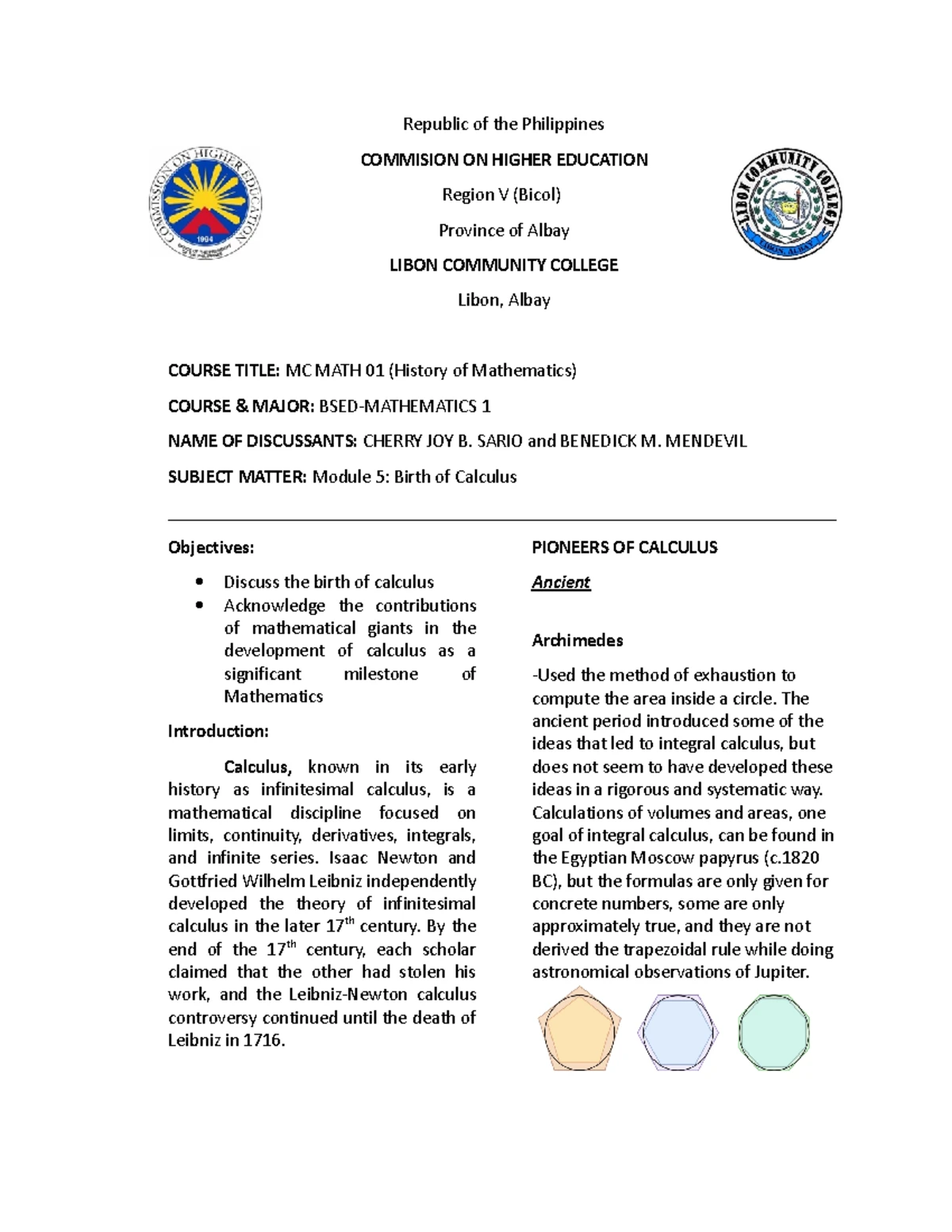BSED-MATH IV: Module 2 - Understanding My Cooperating School Profile ...