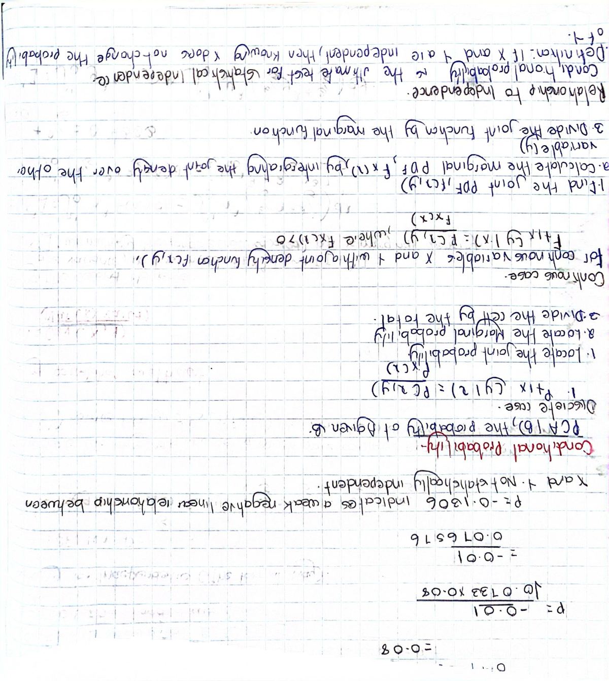 Conditional Probability Notes for Course Code: 2070 S i LS - Studocu
