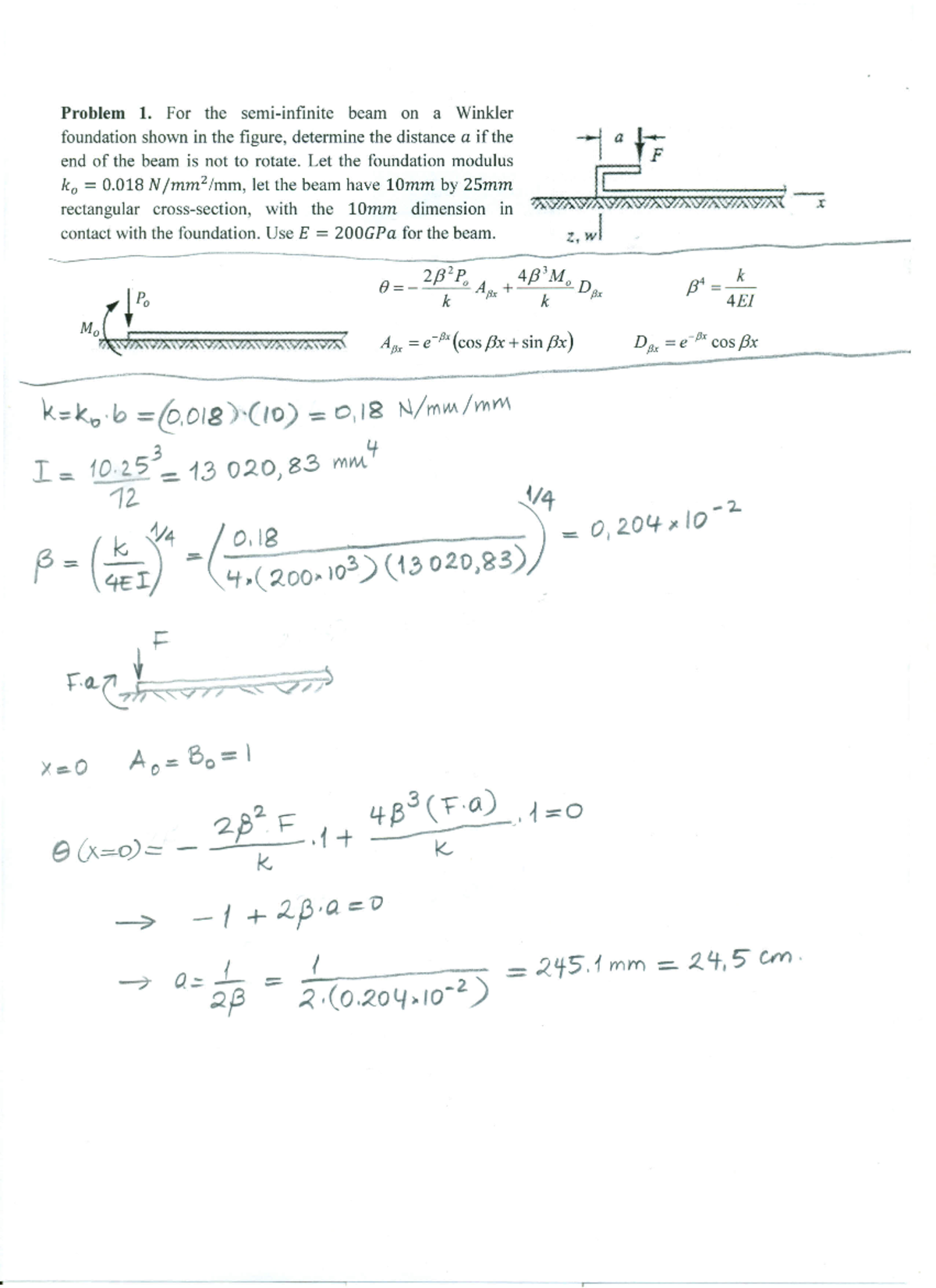 2010-2011 Final Exam - Mechanics of Materials Problems and Solutions ...