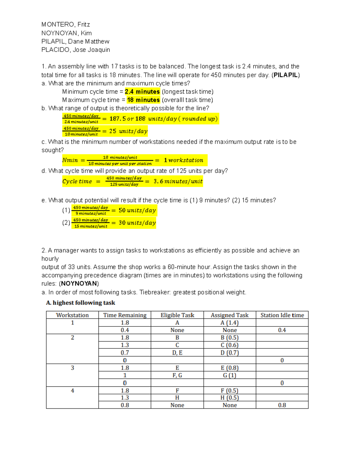 Operations Management Solutions: Process Selection & TQM Analysis - Studocu